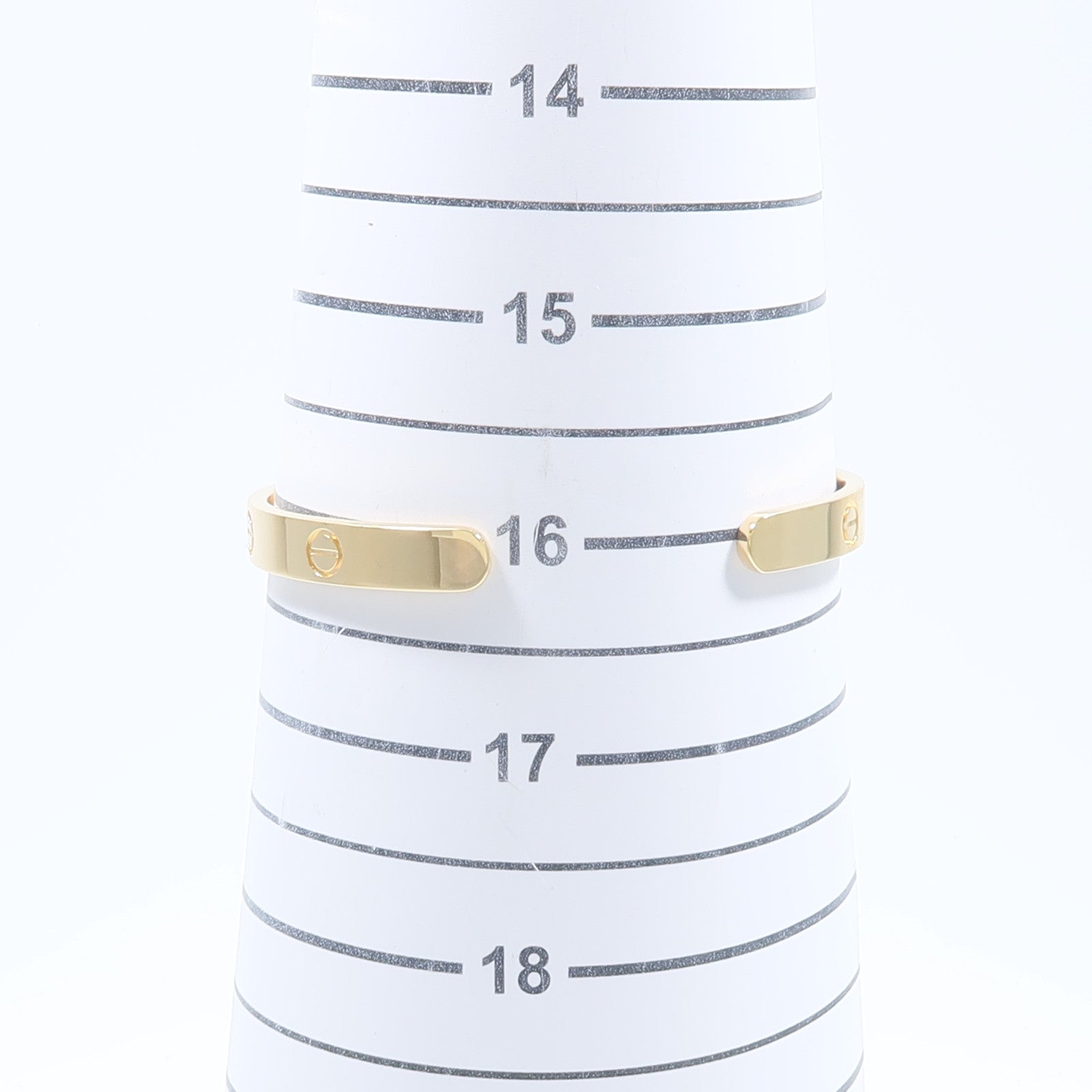 CARTIER 18K黃金Love Bracelet Open Bangle 1P鑽石手鐲