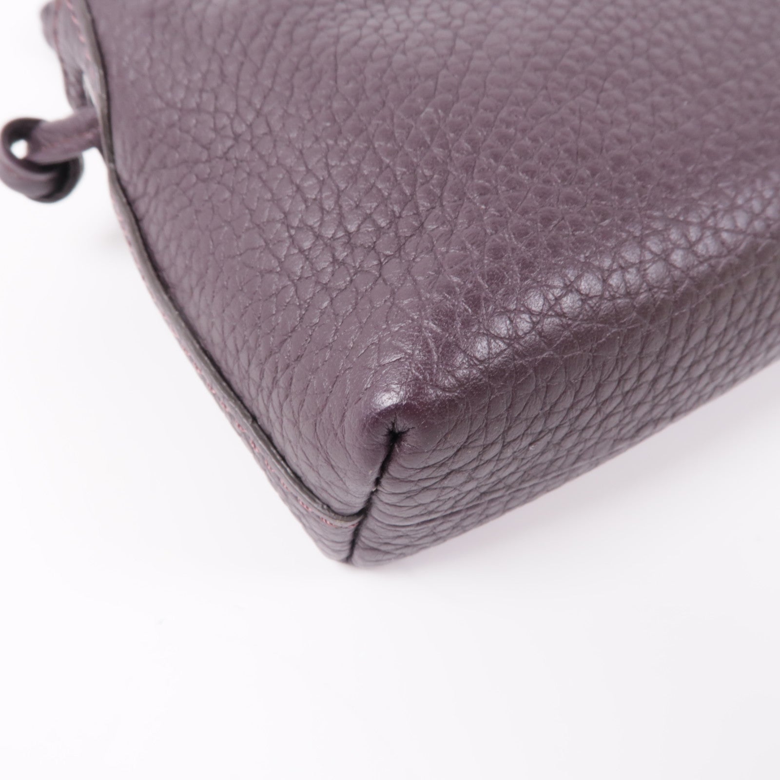 Longchamp 牛皮皮革Shoulder Bag銀扣肩背袋