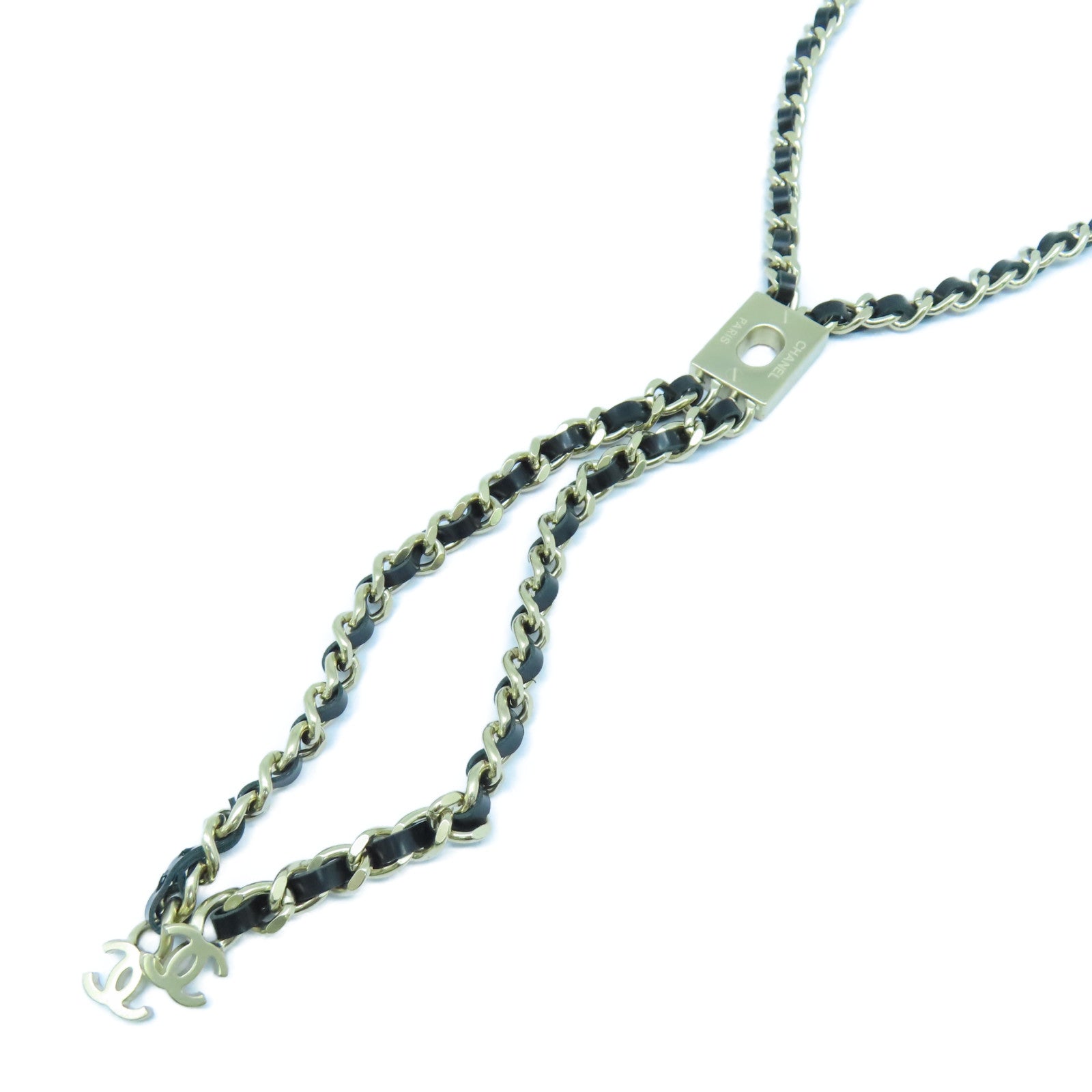 CHANEL **【激減優惠】金屬Necklace項鍊金色/黑色