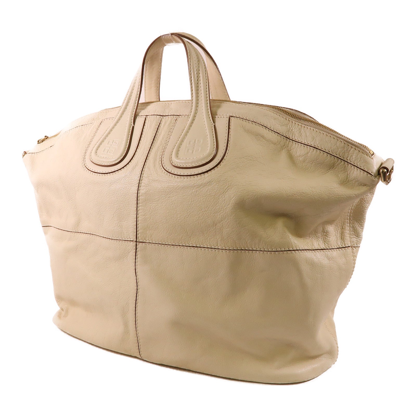 GIVENCHY 牛皮皮革2 Way Shoulder金扣手挽肩背兩用袋