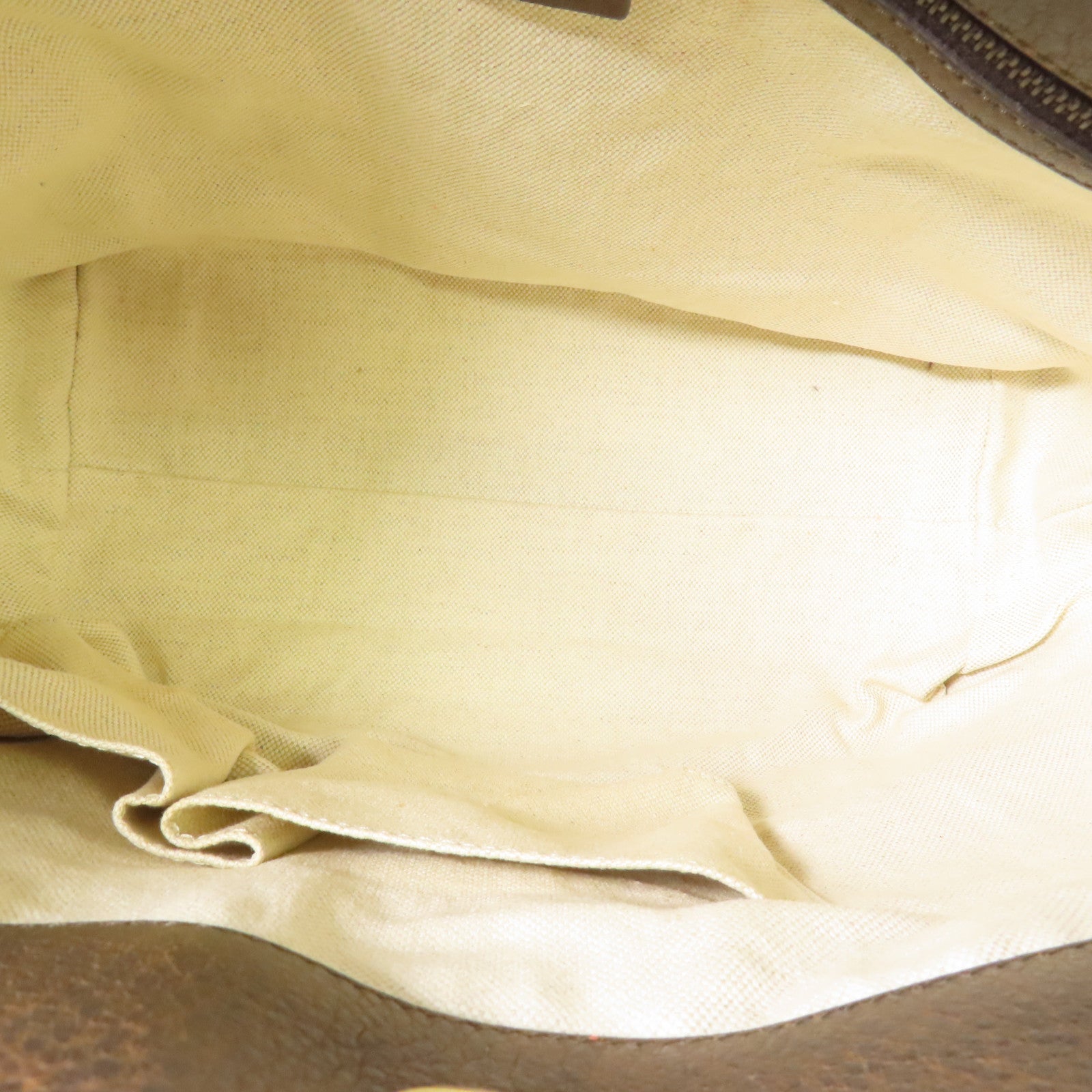 GUCCI 【激減優惠】牛皮皮革/帆布Tote Bag金扣手挽袋