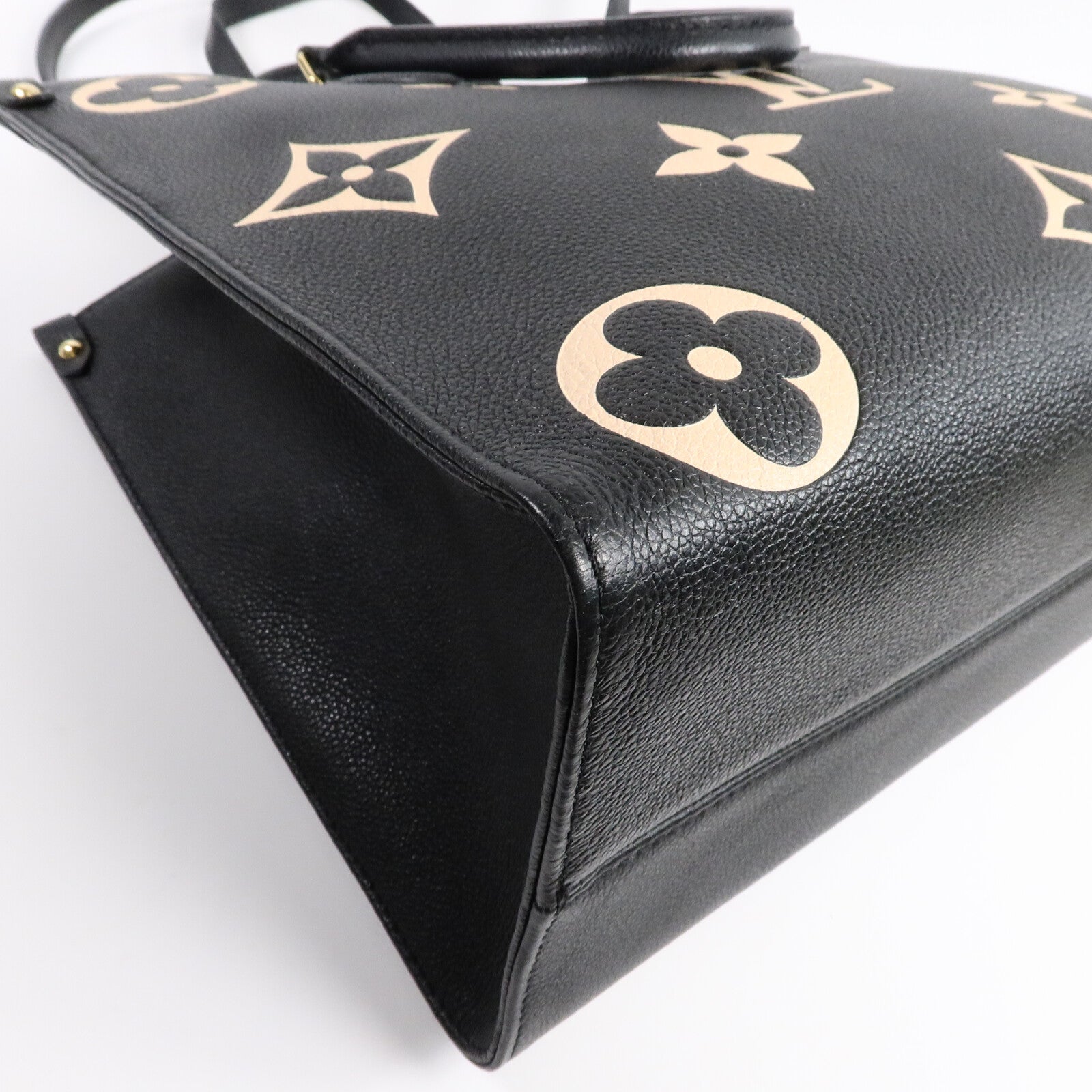 LOUIS VUITTON Monogram Empreinte OnTheGO金扣手挽肩背兩用袋