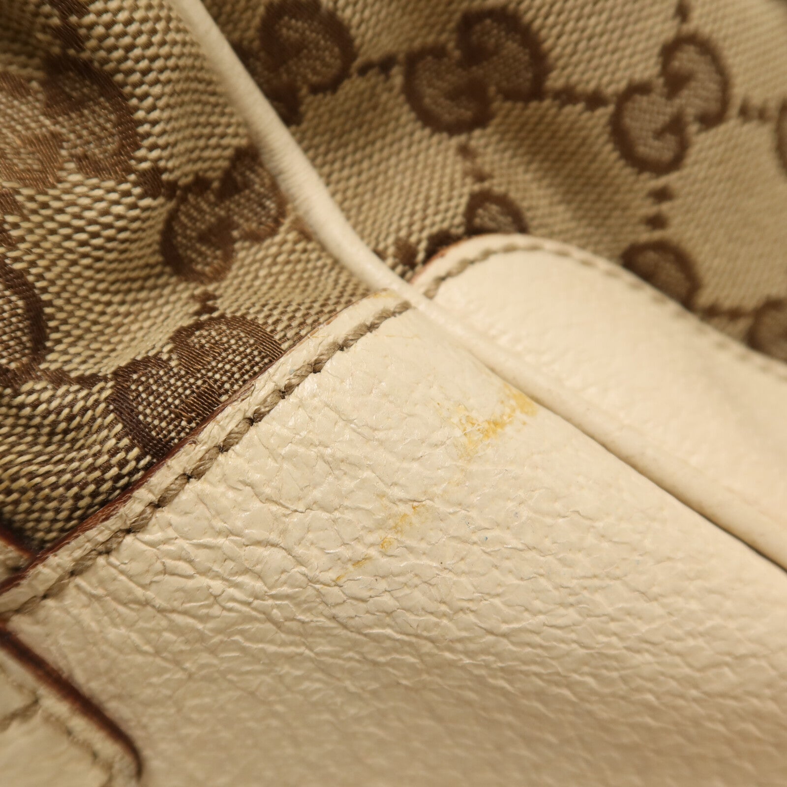 GUCCI 帆布Handle Bag金扣手挽袋