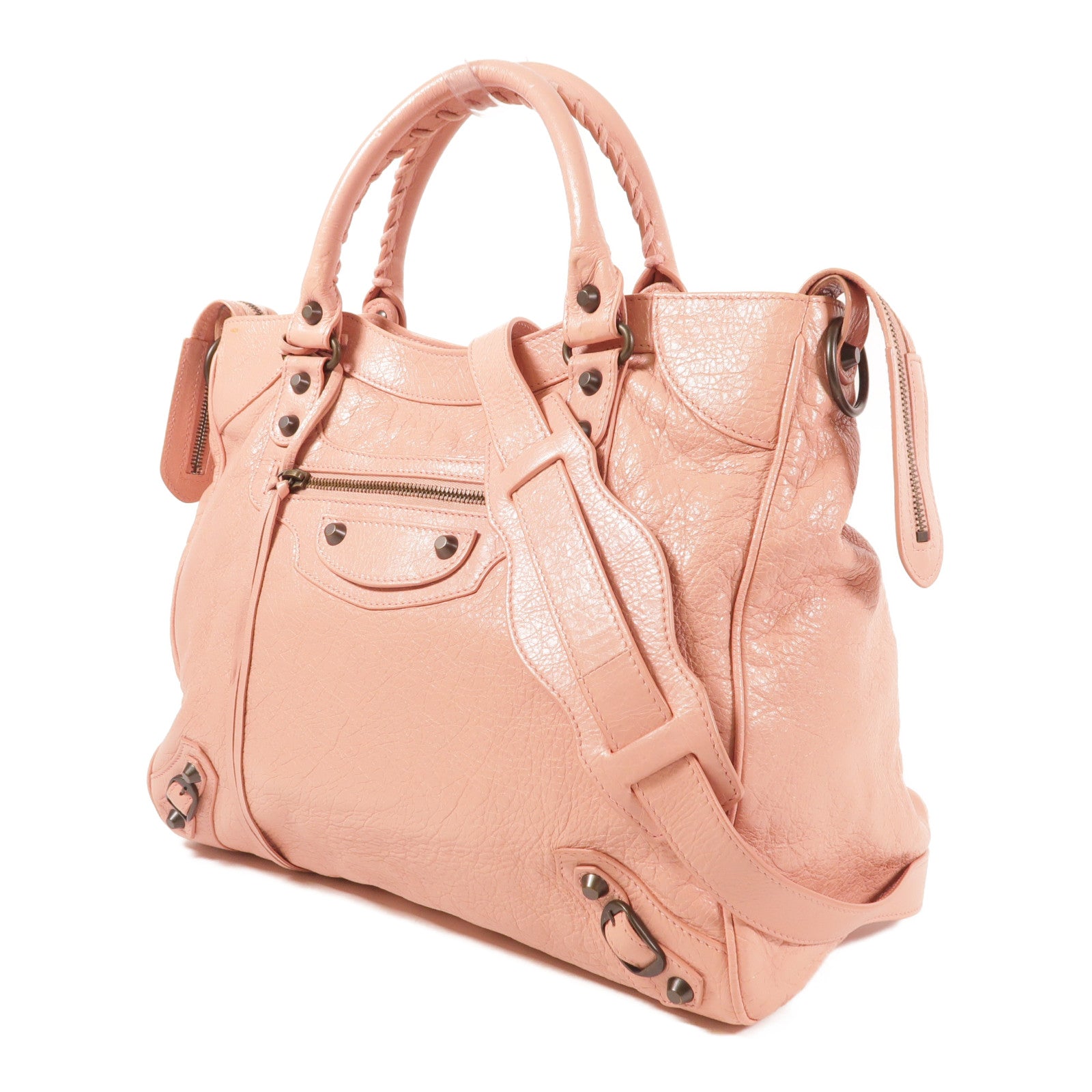BALENCIAGA 皮革Velo手挽肩背兩用袋