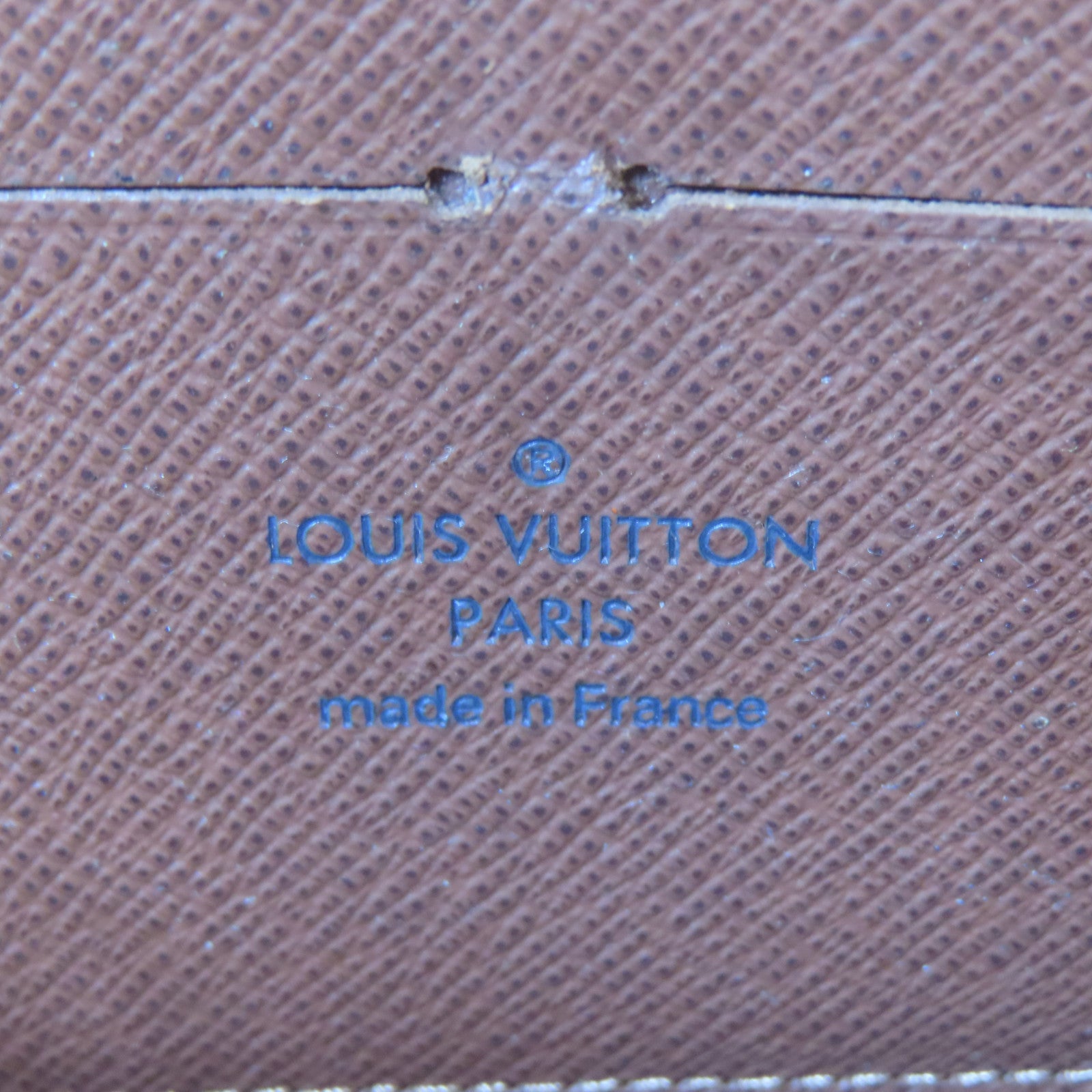 LOUIS VUITTON Monogram Zipper Long Wallet金扣長錢包啡色