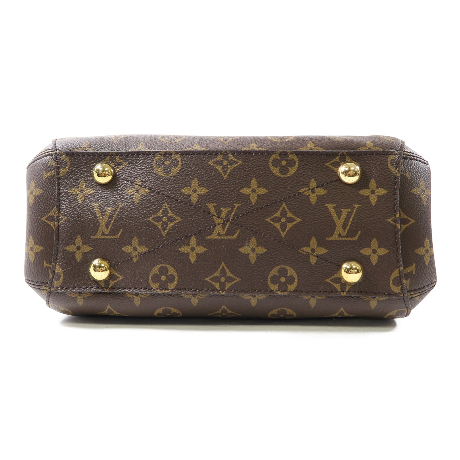 LOUIS VUITTON Monogram Montaigne金扣手挽肩背兩用袋啡色