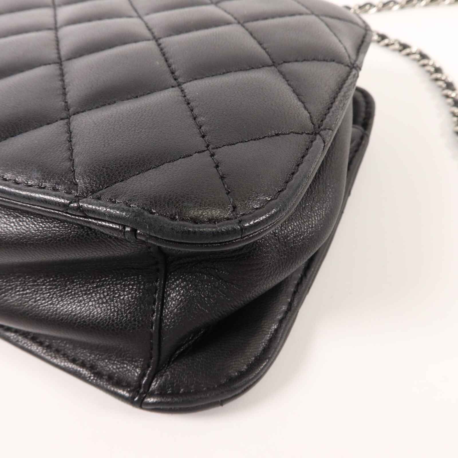 CHANEL 羊皮皮革Chain Shoulder鏈帶肩背袋