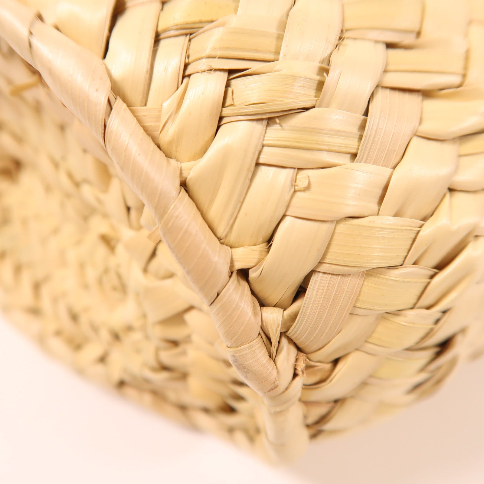 Tory Burch 草織Ella Mini Basket Bag手挽肩背兩用袋米色