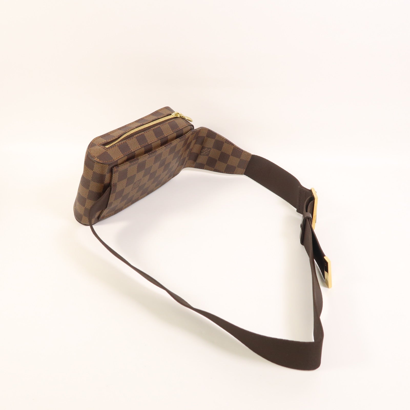 LOUIS VUITTON Damier Geronimos金扣腰包