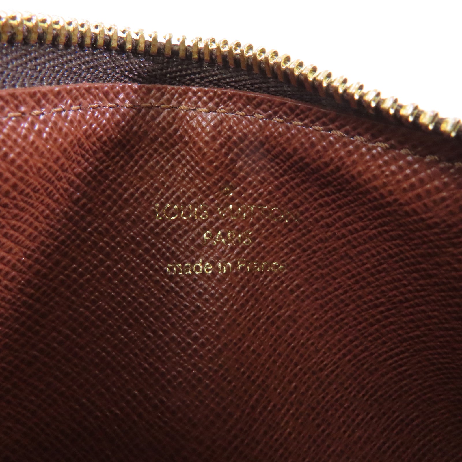 LOUIS VUITTON Monogram Romy Card Case金扣卡片套啡色