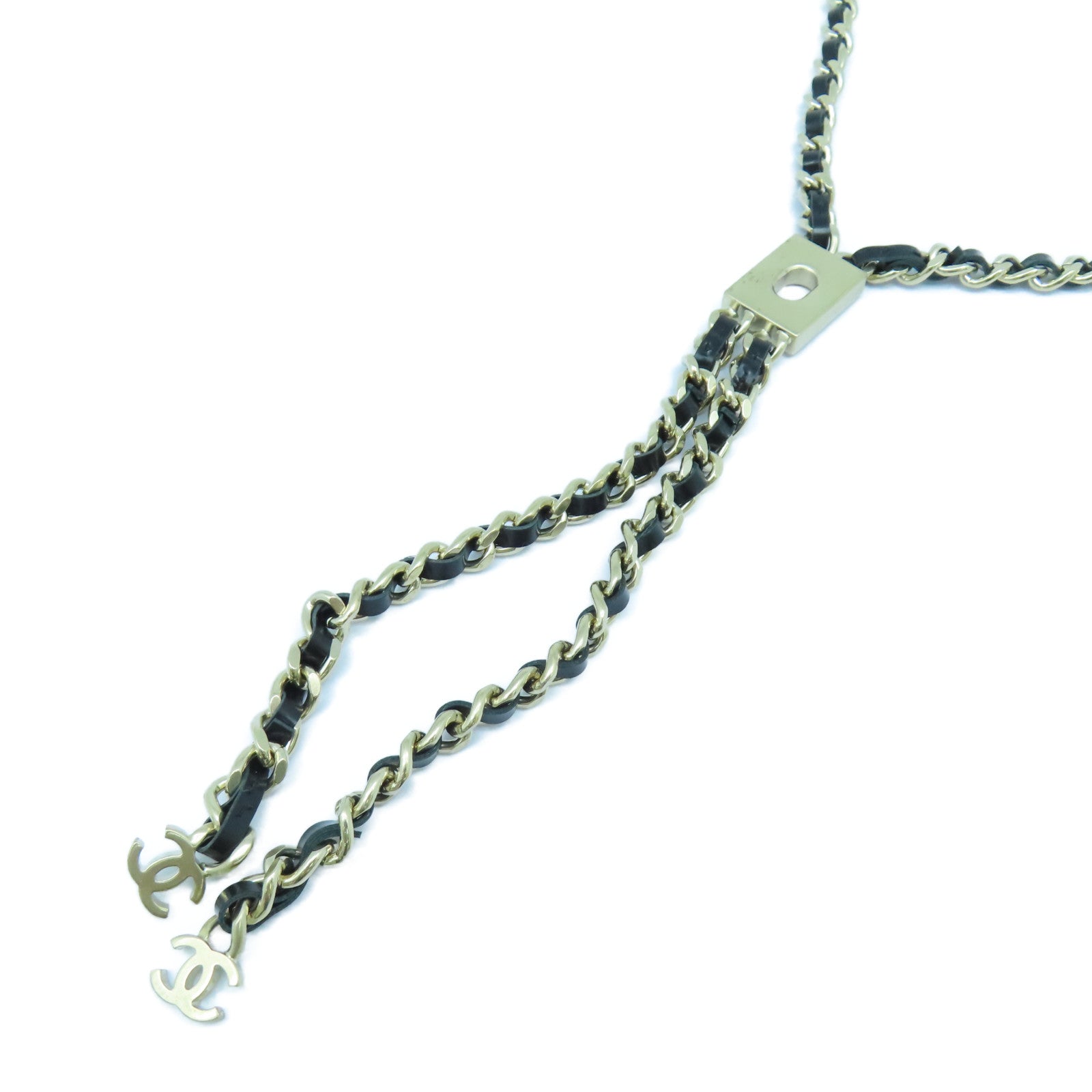 CHANEL **【激減優惠】金屬Necklace項鍊金色/黑色
