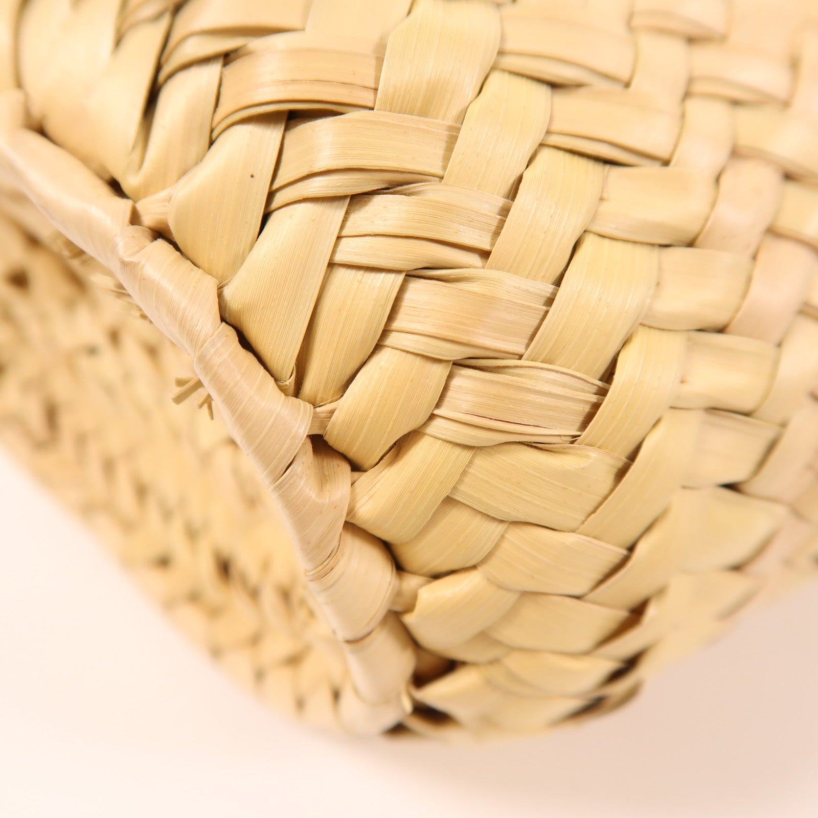 Tory Burch 草織Ella Mini Basket Bag手挽肩背兩用袋米色