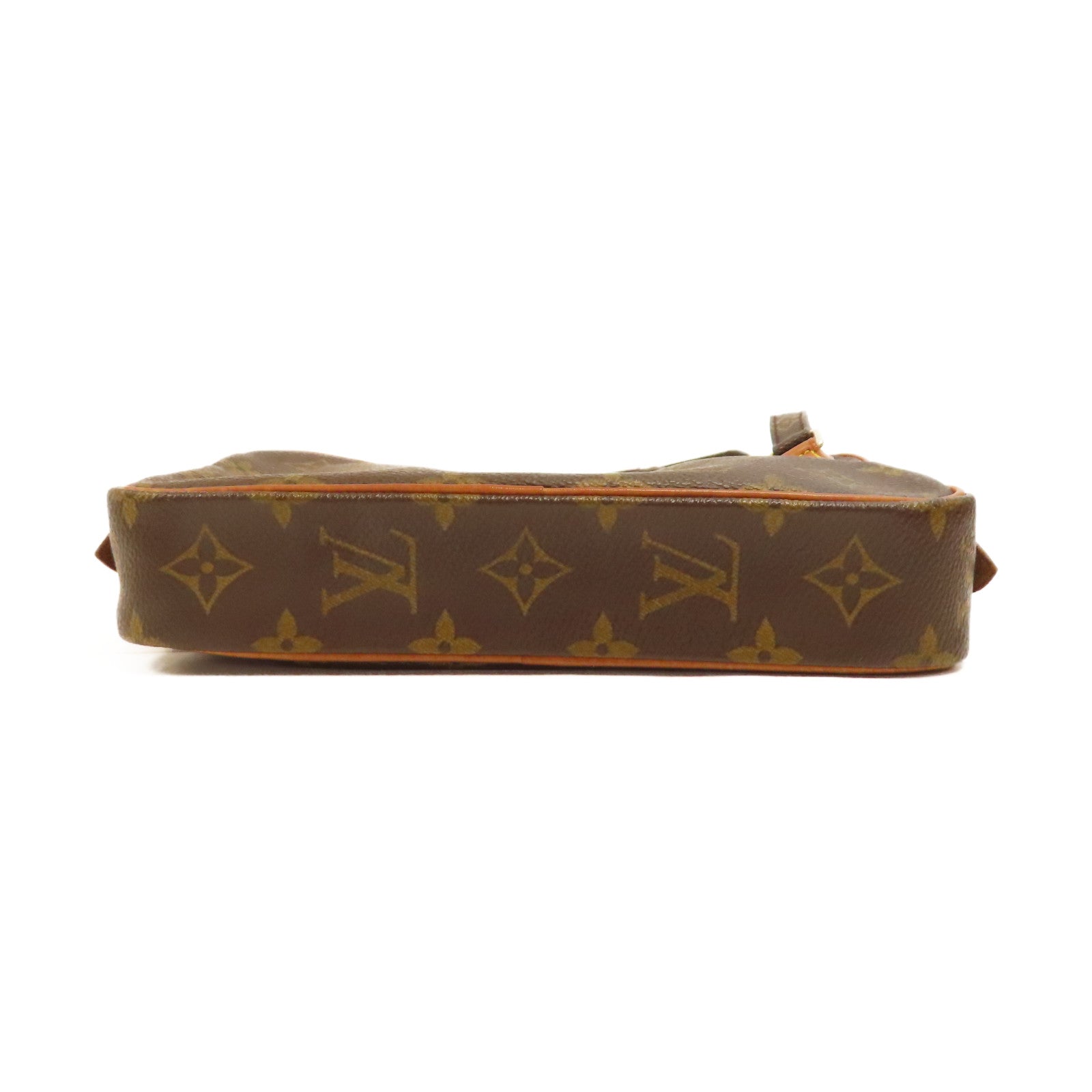 LOUIS VUITTON Monogram Marly Bandouliere金扣肩背袋啡色