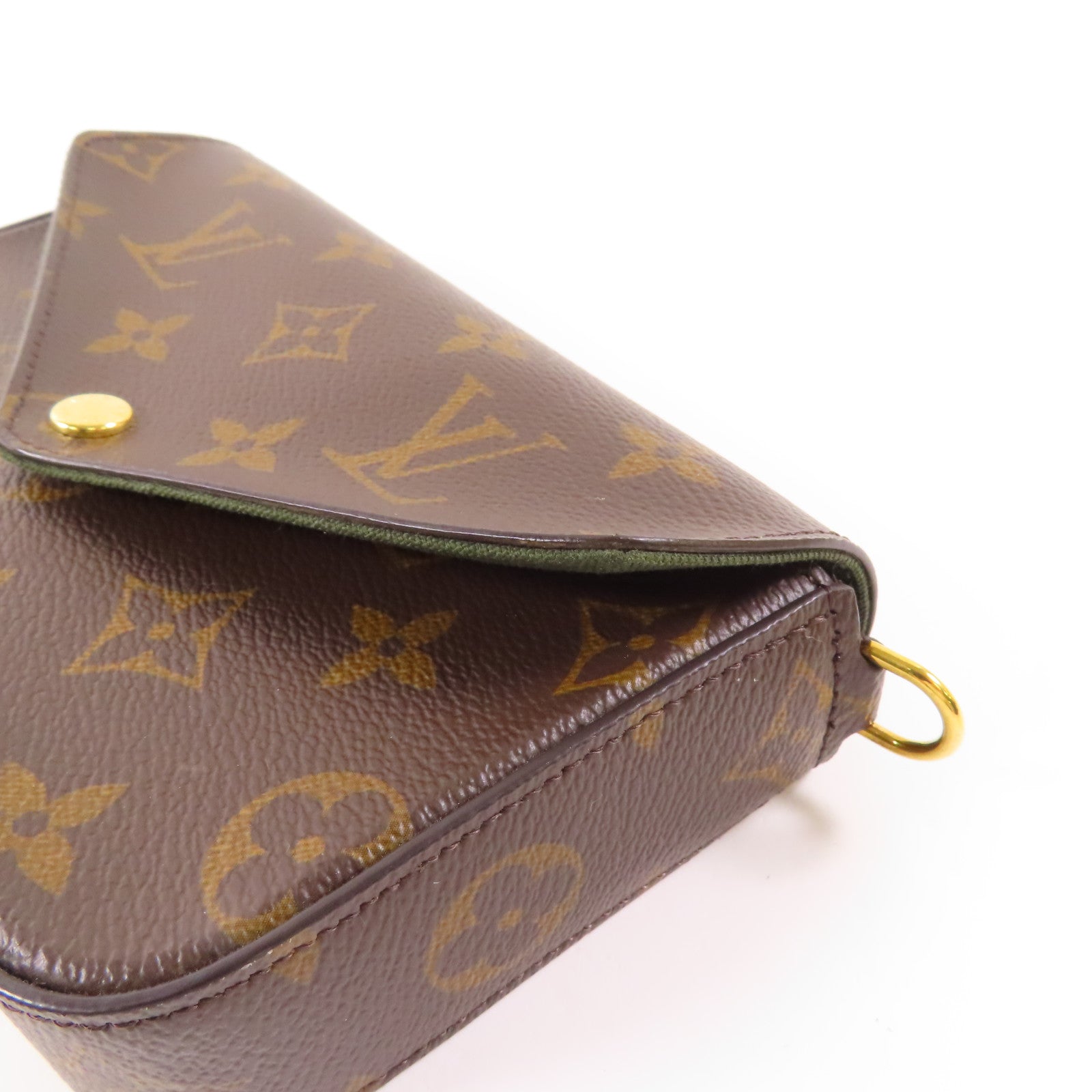 LOUIS VUITTON Monogram Felicie Strap & Go金扣肩背袋