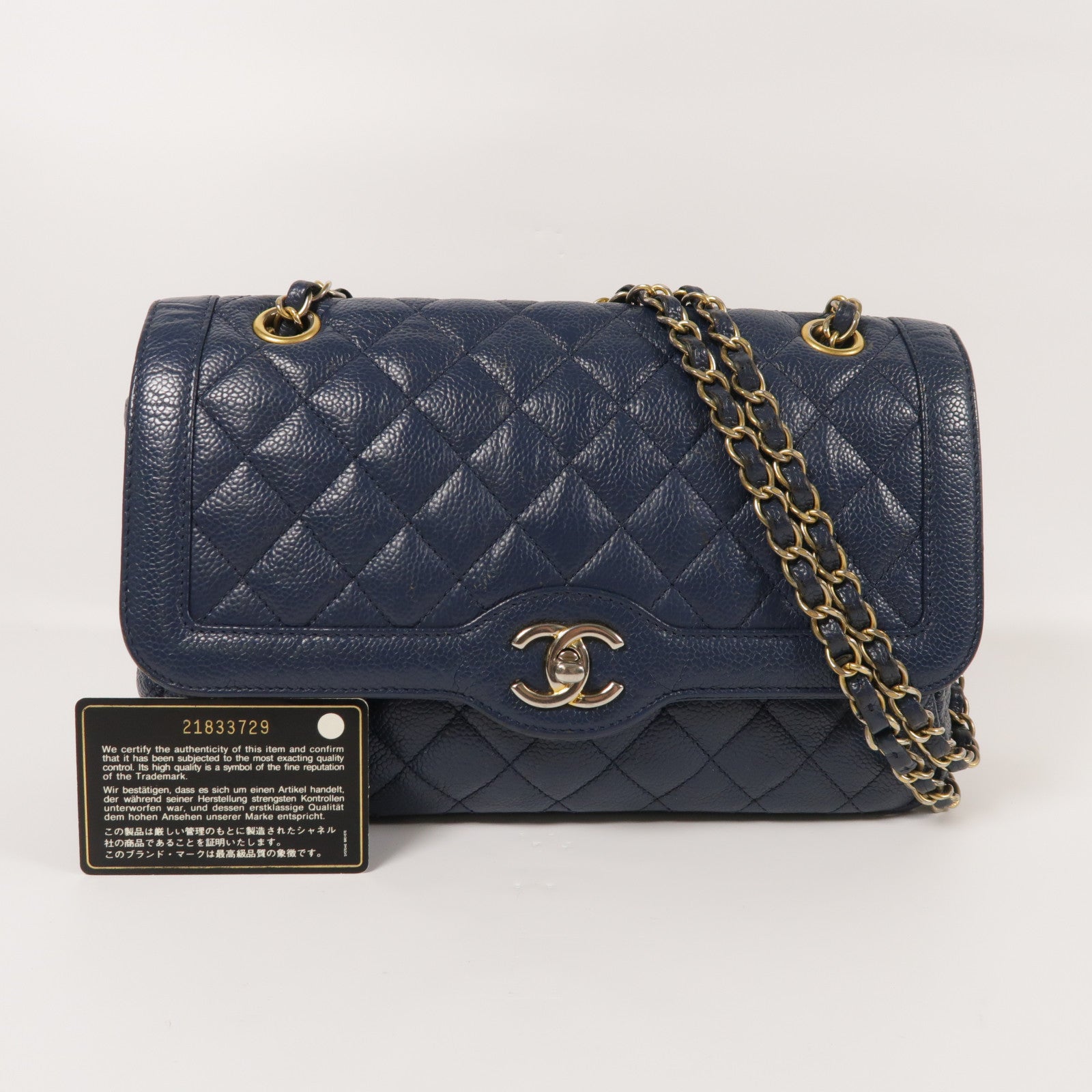 CHANEL 牛皮皮革Shoulder Bag鏈帶肩背袋