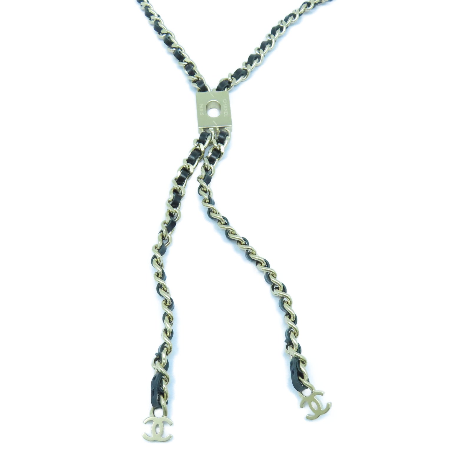 CHANEL **【激減優惠】金屬Necklace項鍊金色/黑色