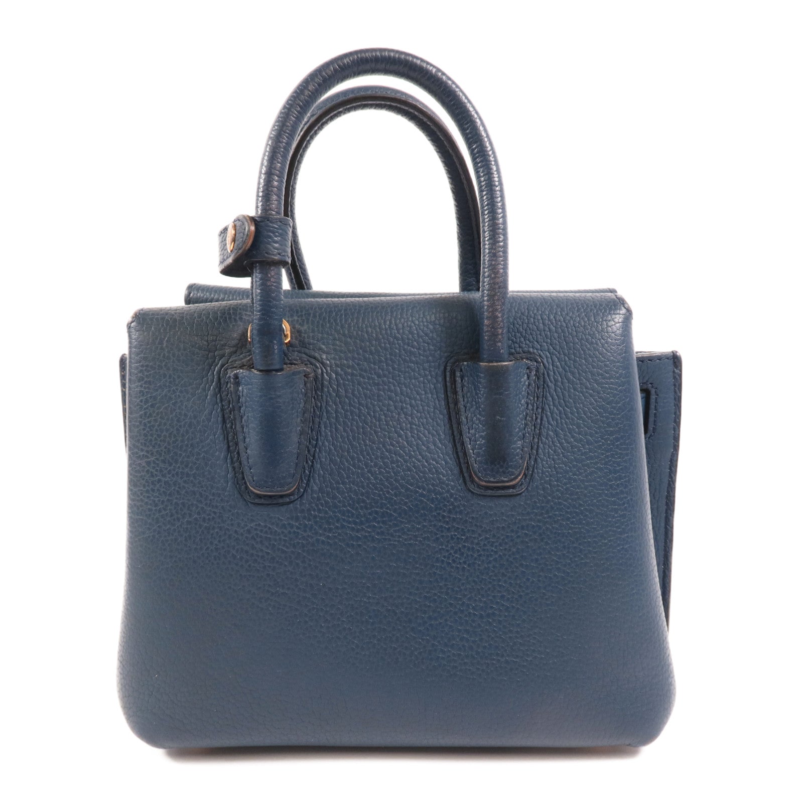 MCM 牛皮皮革2 Way Shoulder金扣手挽肩背兩用袋