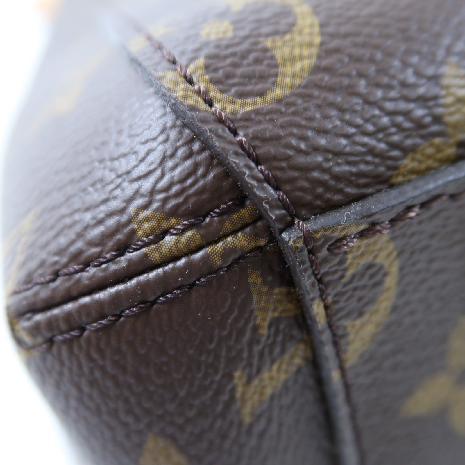 LOUIS VUITTON Monogram Montaigne金扣手挽肩背兩用袋啡色