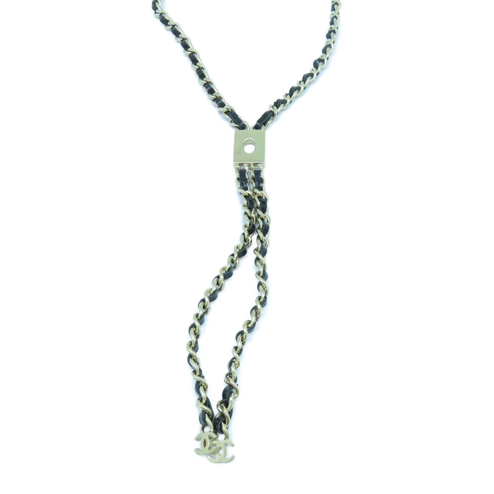 CHANEL **【激減優惠】金屬Necklace項鍊金色/黑色