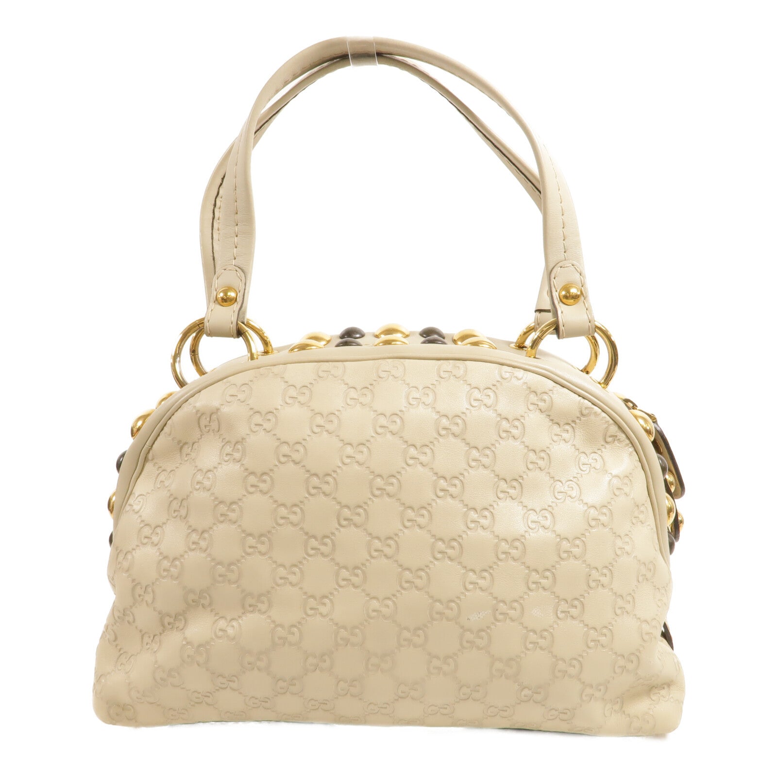 GUCCI 牛皮皮革Guccissima Babouska Dome Bag手挽袋