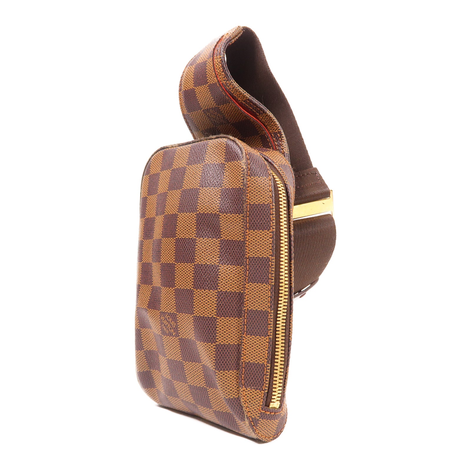 LOUIS VUITTON Damier Geronimos金扣腰包