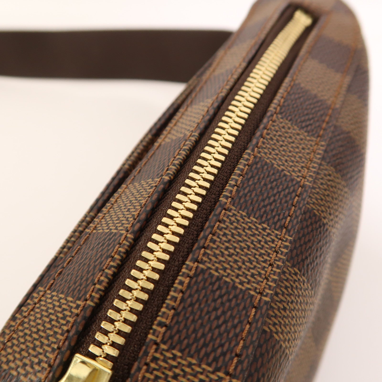 LOUIS VUITTON Damier Geronimos金扣腰包
