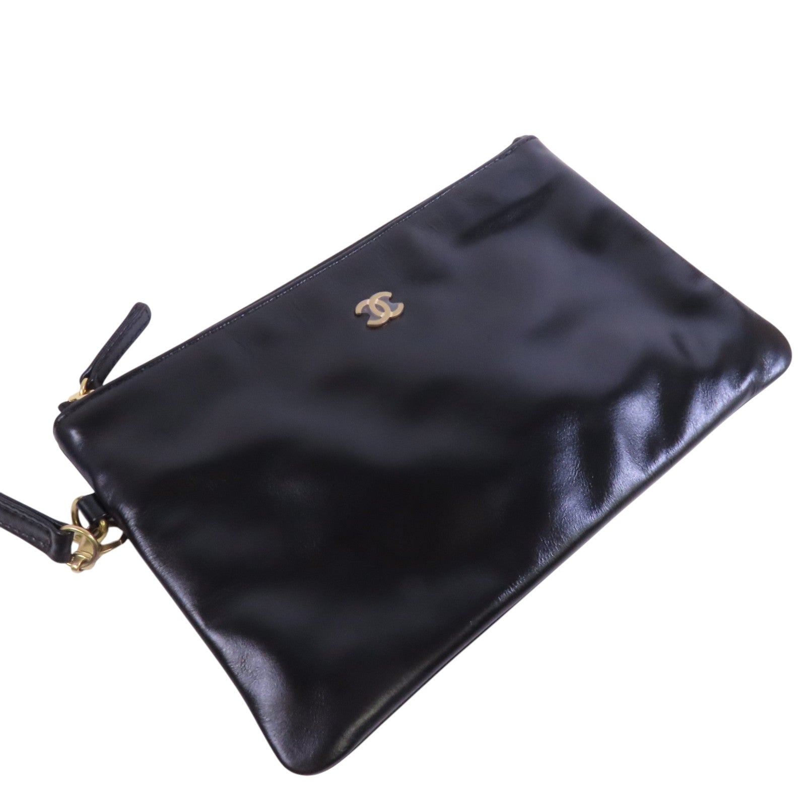 CHANEL 羊皮皮革Chanel 22 Medium金扣鏈帶肩背袋