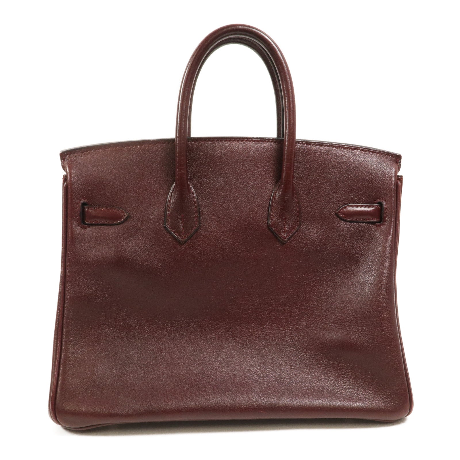 HERMES Swift皮革Birkin 25手挽袋Prune