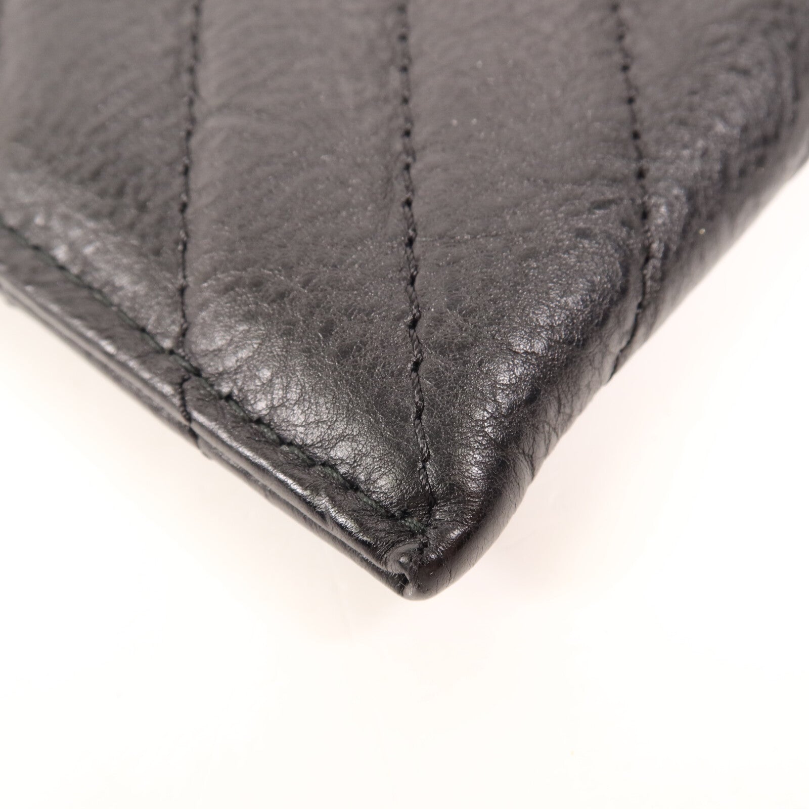 CHANEL 牛皮皮革Card Holder金扣卡片套