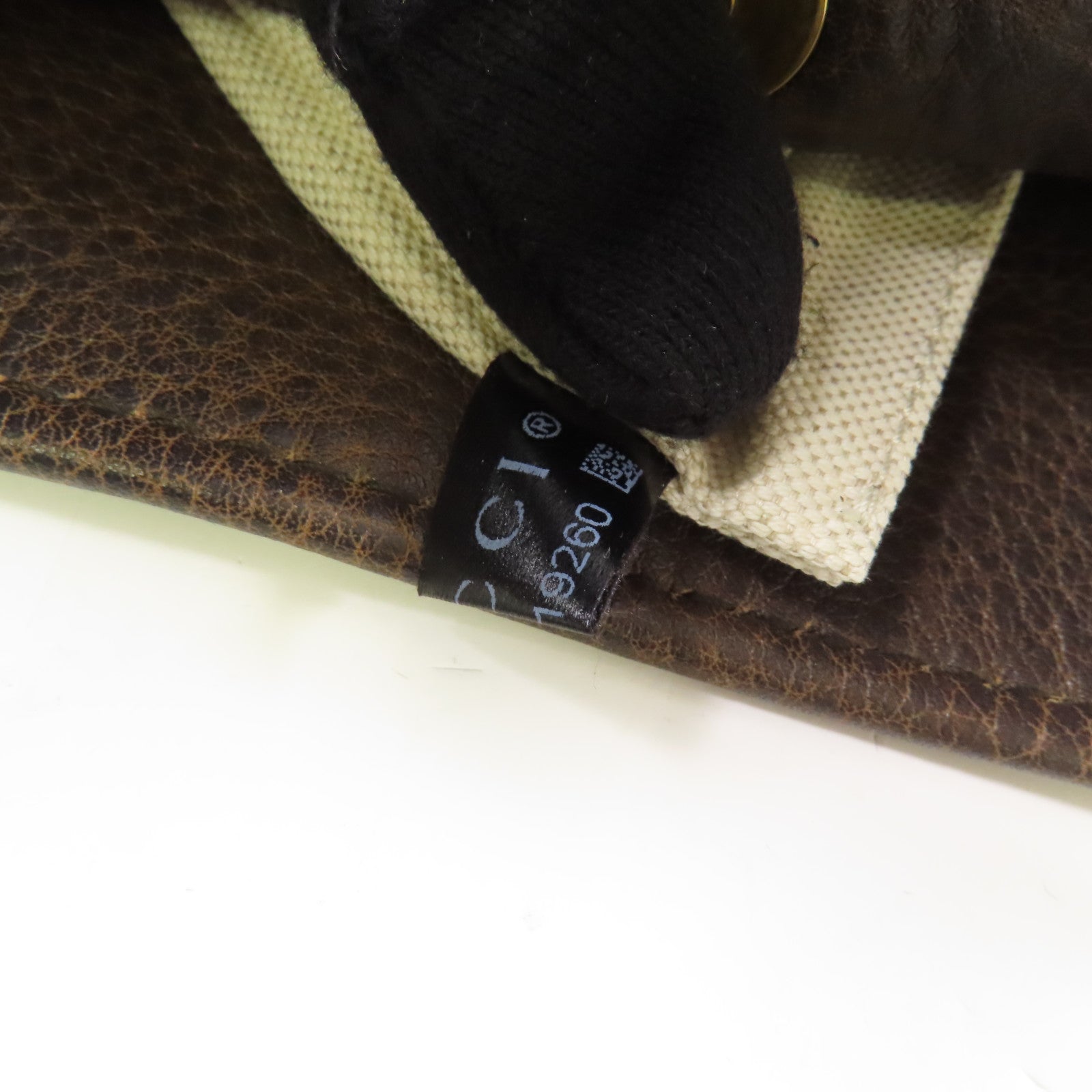 GUCCI 【激減優惠】牛皮皮革/帆布Tote Bag金扣手挽袋