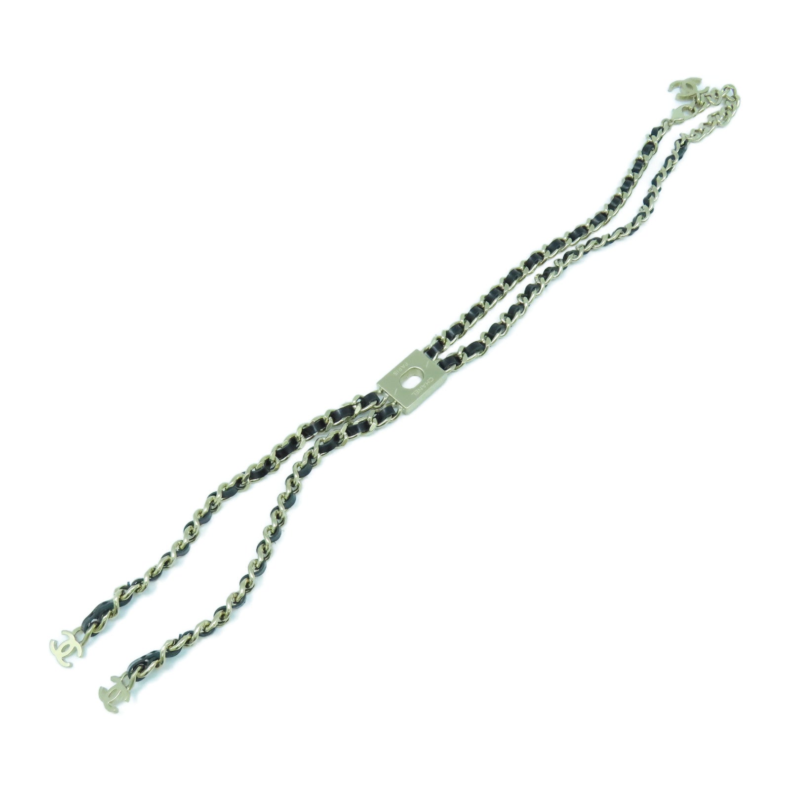 CHANEL **【激減優惠】金屬Necklace項鍊金色/黑色