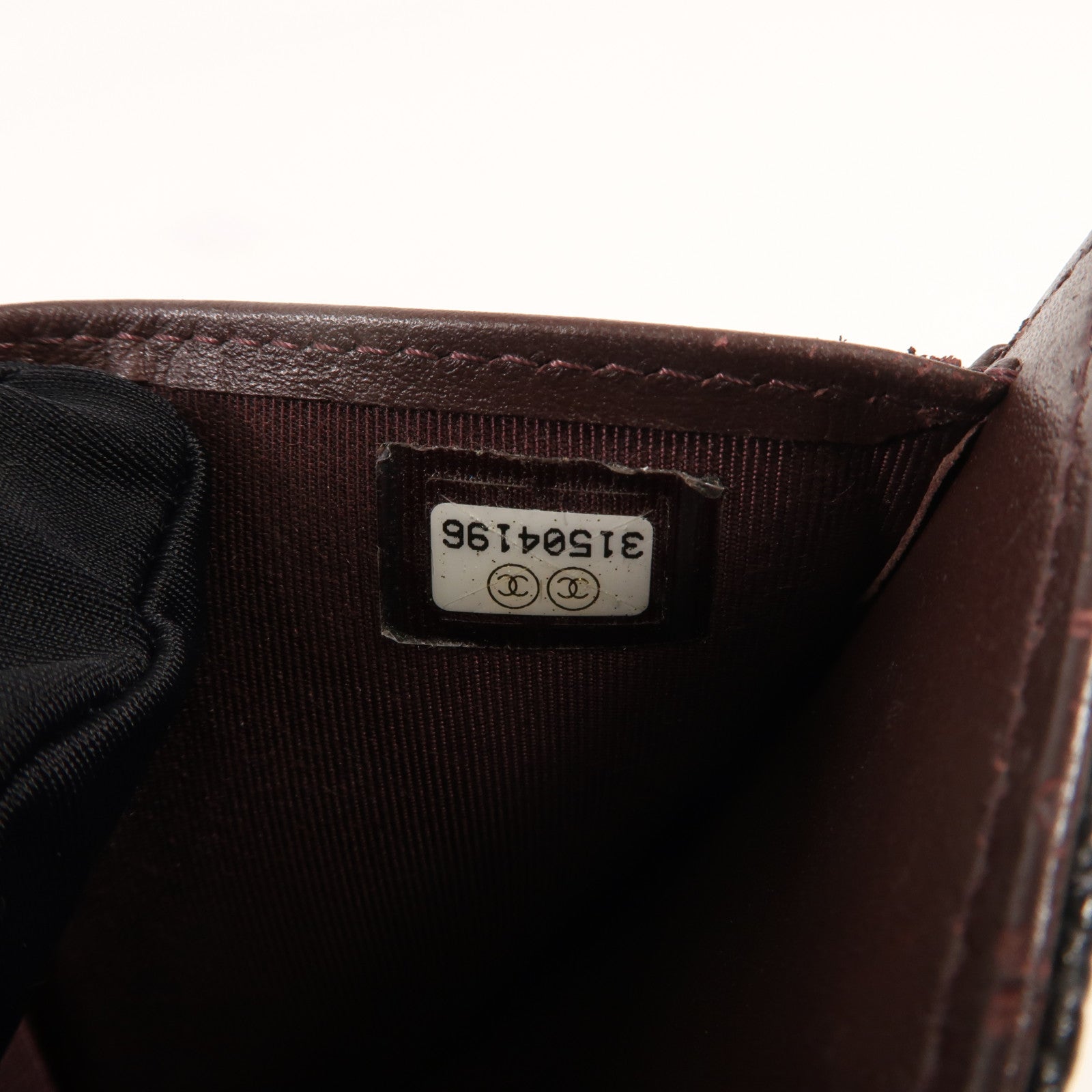 CHANEL 牛皮皮革Wallet金扣錢包