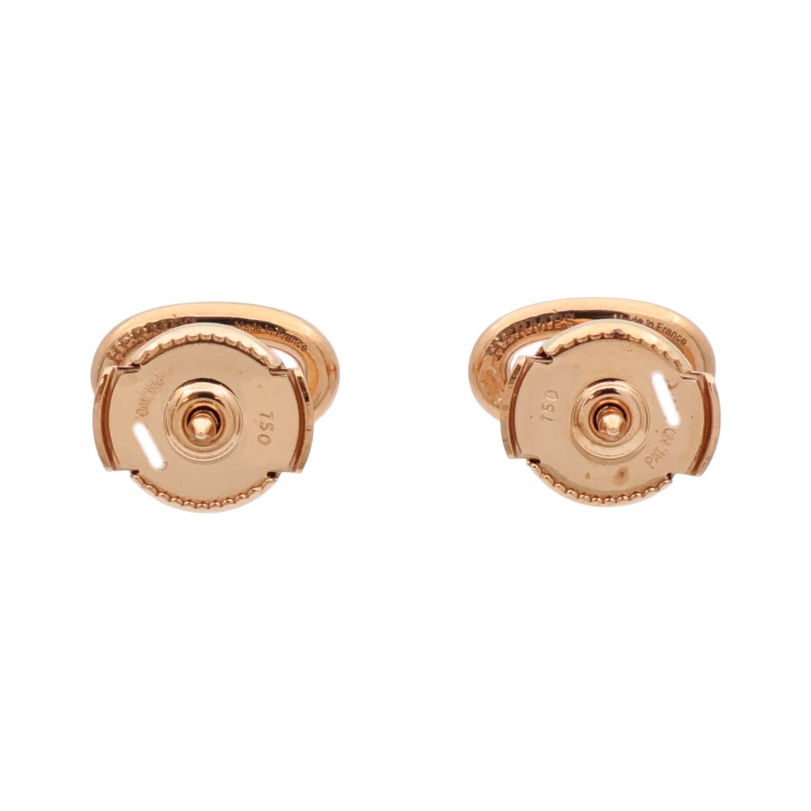 HERMES 18K玫瑰金Farandole Earrings耳環