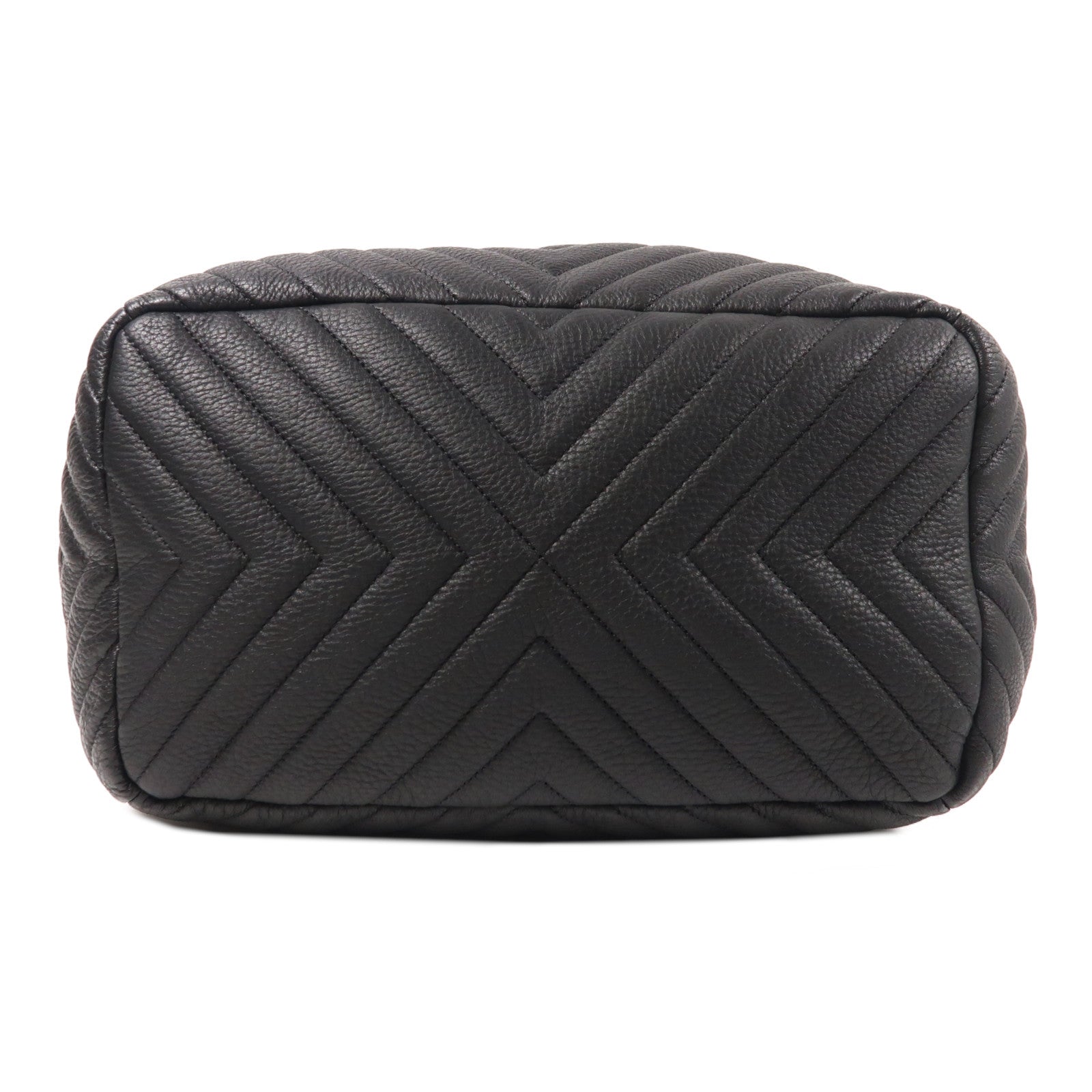 CHANEL 牛皮皮革2way Shoulder Bag銀扣鏈帶肩背袋