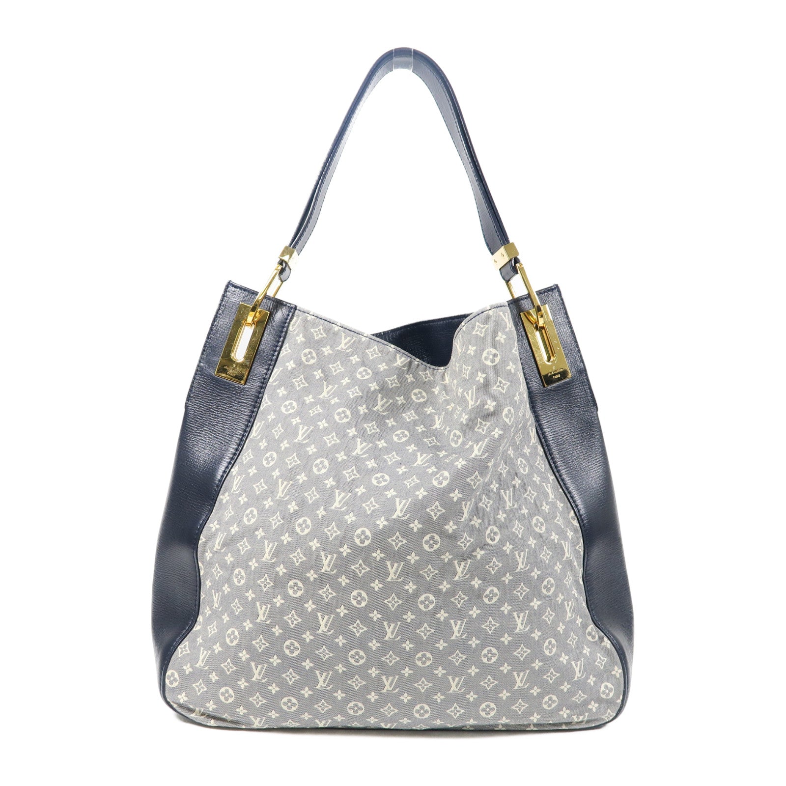 LOUIS VUITTON Monogram Idylle Rendezvous PM金扣肩背袋藍色