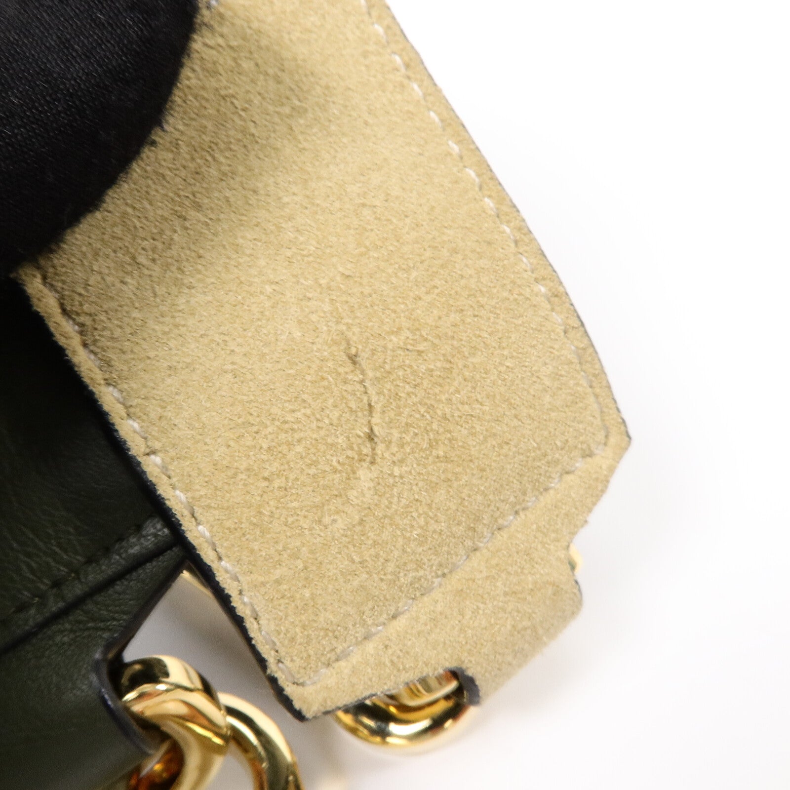 LOEWE 牛皮皮革Shoulder Strap銀扣肩帶