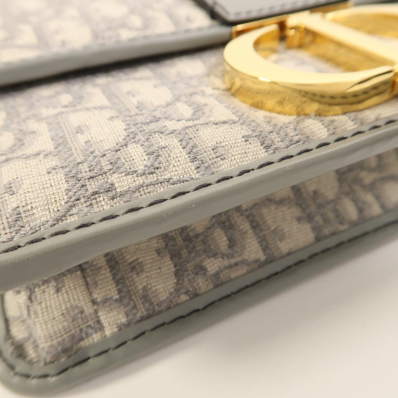 Dior 【激減優惠】帆布30 Montaigne金扣肩背袋