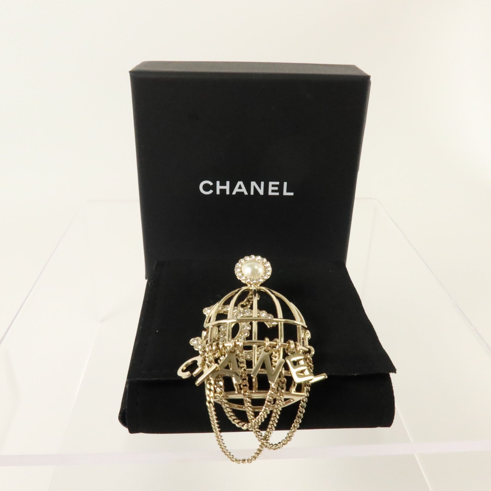 CHANEL 金屬/PVC Brooch胸針