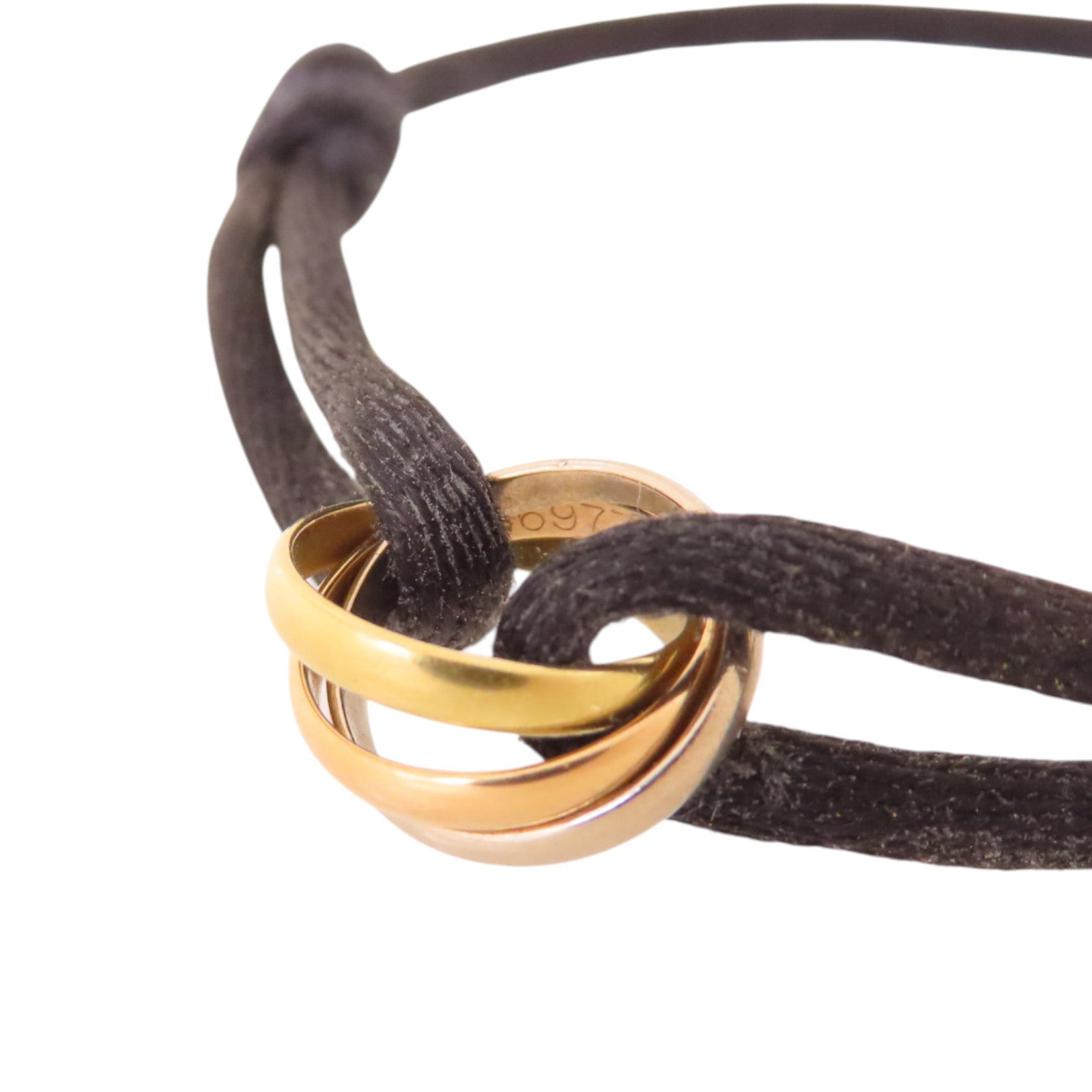 CARTIER Trinity Bracelet Bangle 18K Yellow Gold/Rose Gold/White Gold