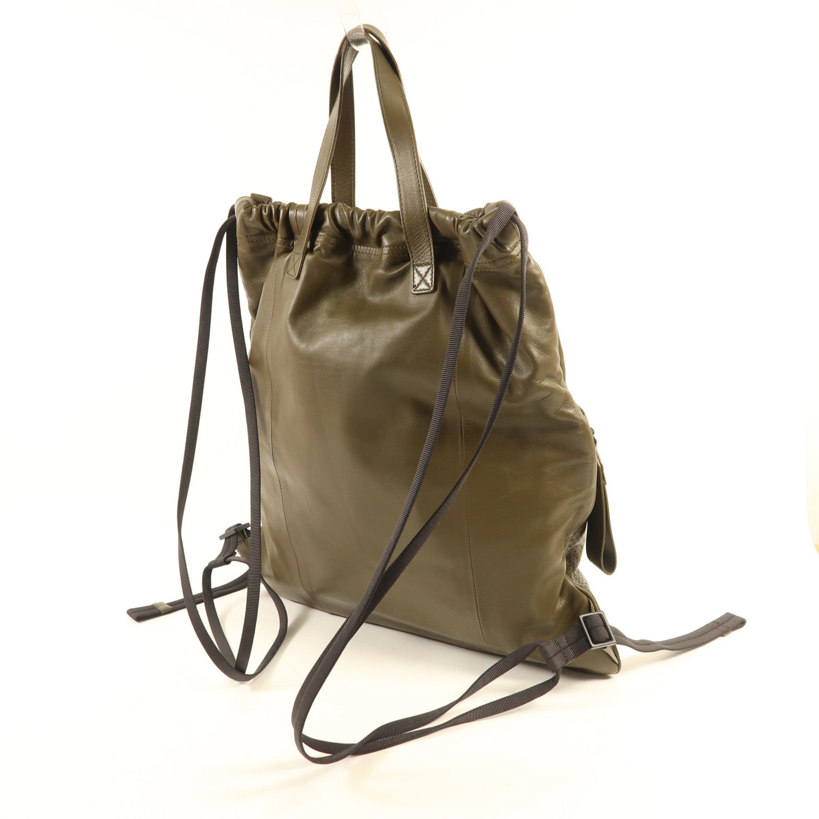 BOTTEGA VENETA 【激減優惠】牛皮皮革Backpack背包