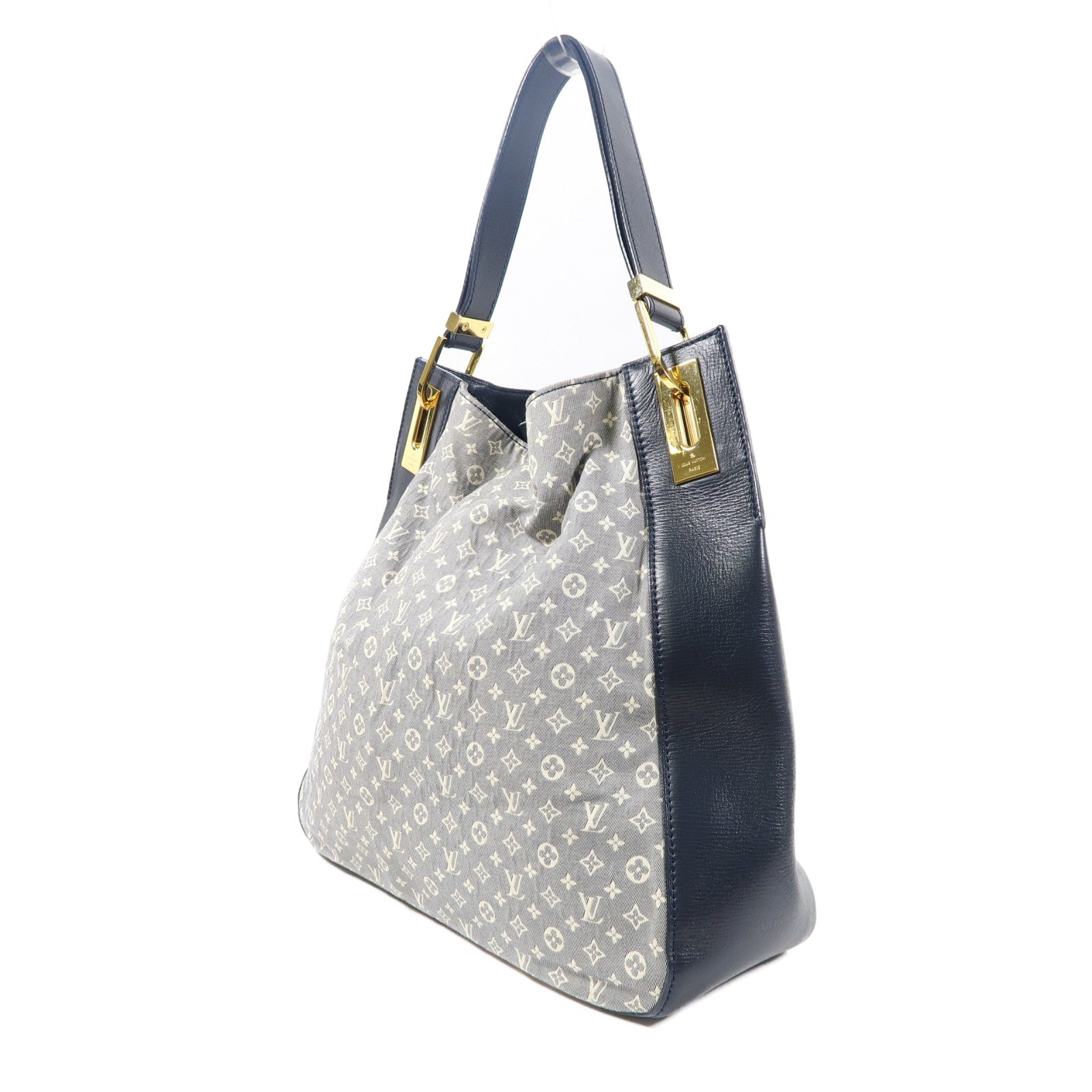 LOUIS VUITTON Monogram Idylle Rendezvous PM金扣肩背袋藍色