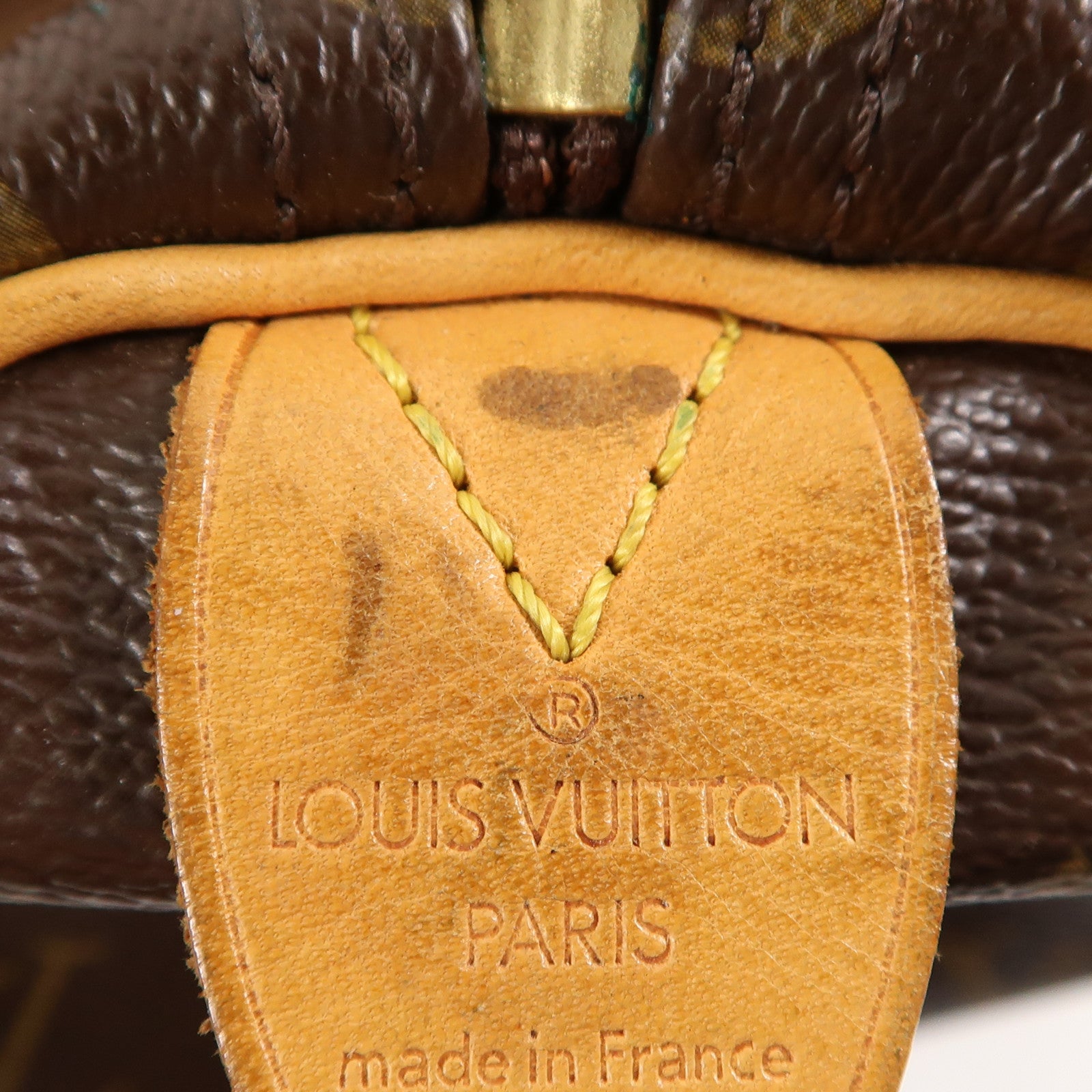 LOUIS VUITTON LV GHW Speedy 35 Hand Bag M41107 Monogram Brown