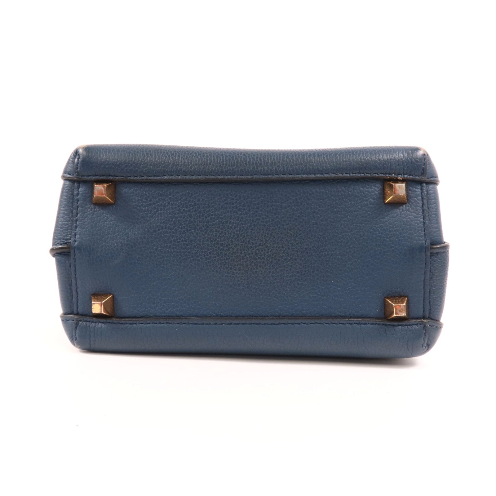 MCM 牛皮皮革2 Way Shoulder金扣手挽肩背兩用袋