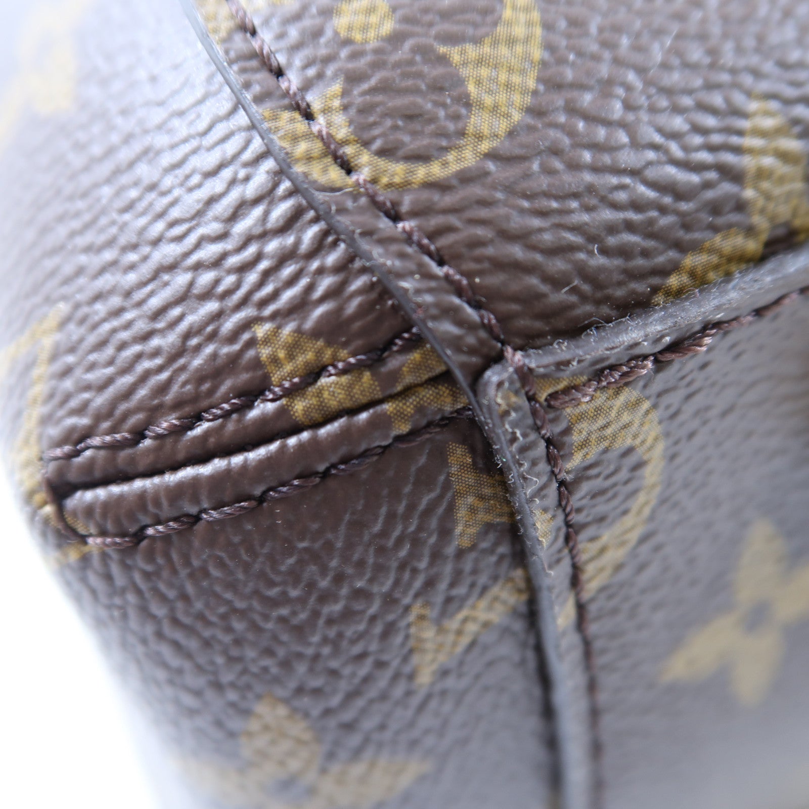 LOUIS VUITTON Monogram Montaigne金扣手挽肩背兩用袋啡色