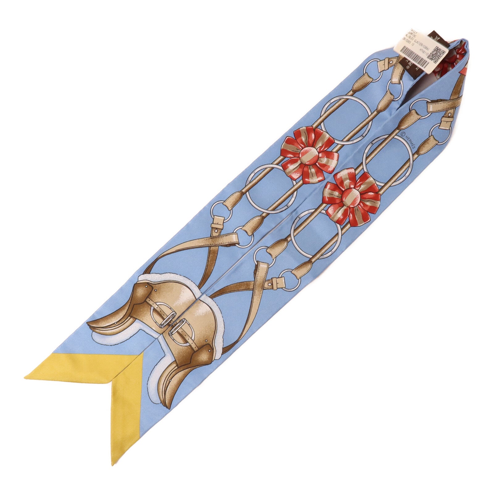 HERMES 絲質Twilly絲巾