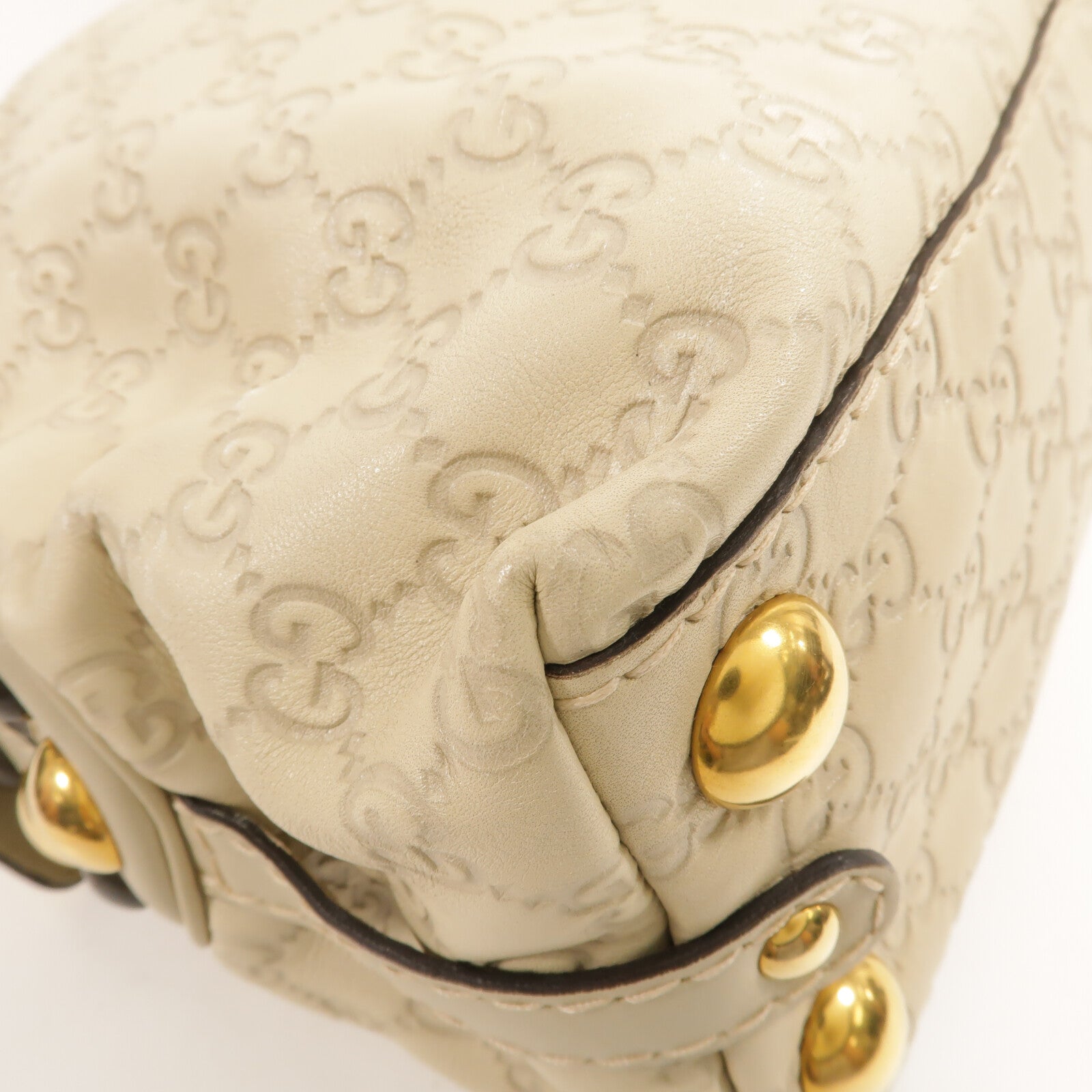 GUCCI 牛皮皮革Guccissima Babouska Dome Bag手挽袋