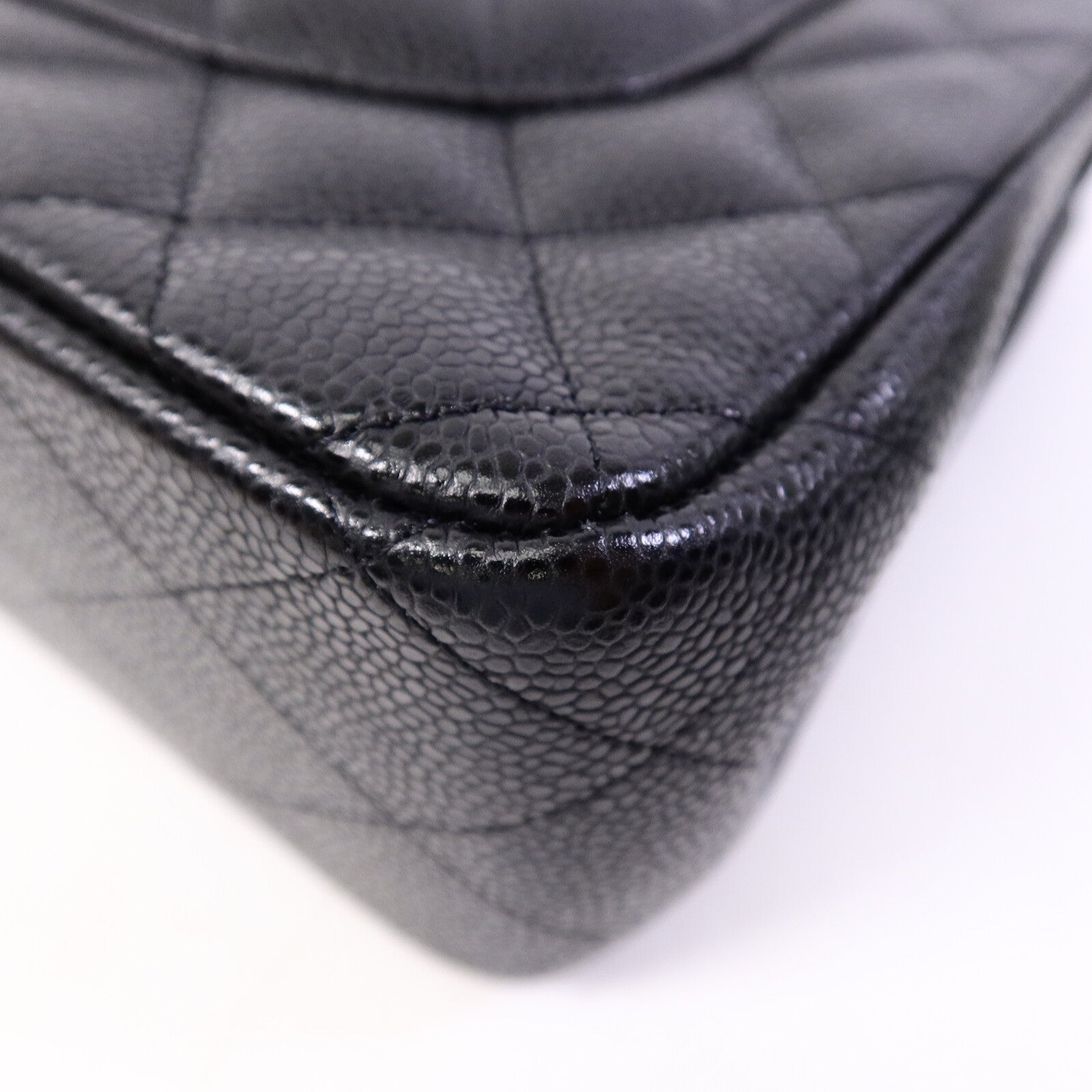 CHANEL 牛皮皮革Large Classic鏈帶肩背袋