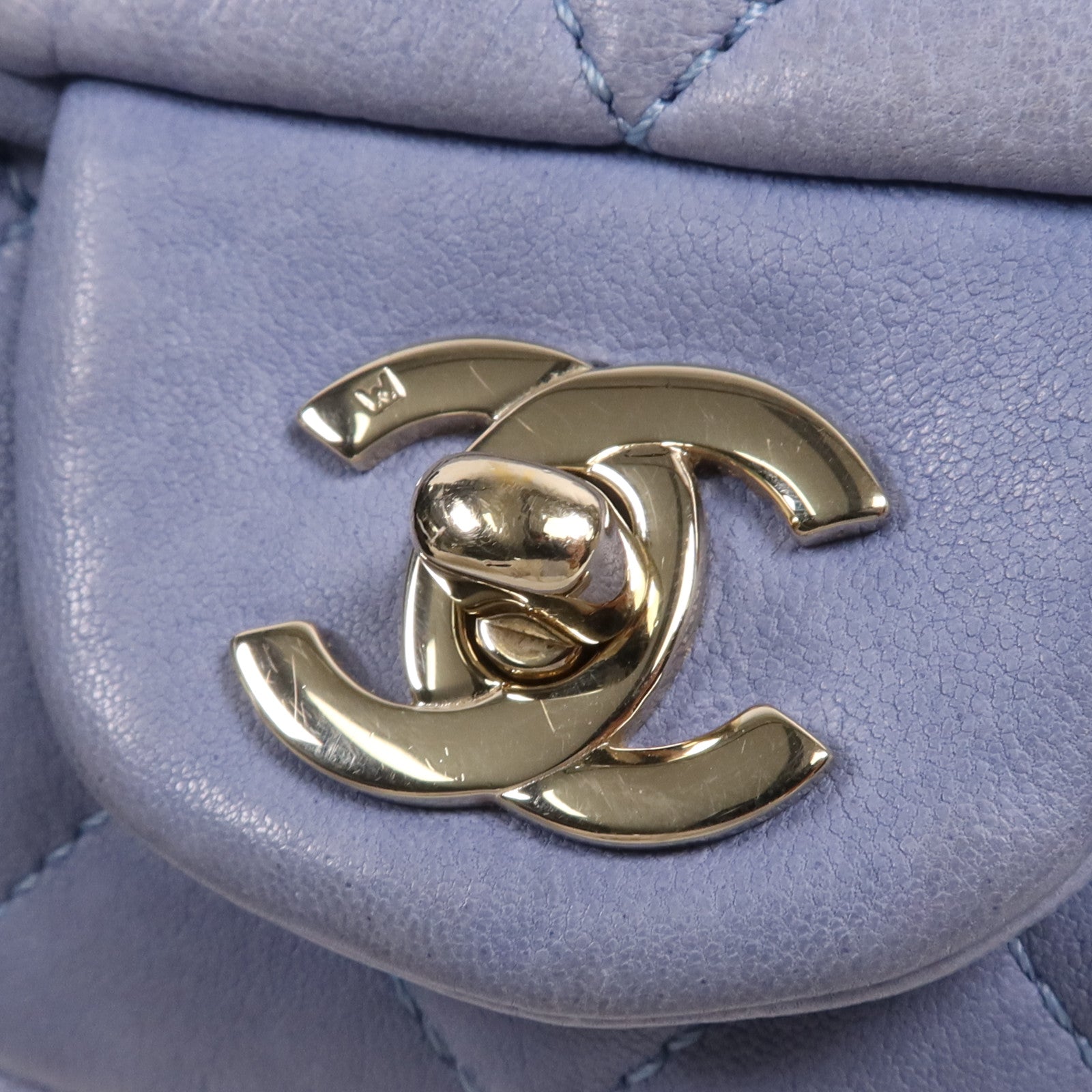CHANEL 羊皮皮革Chain Shoulder Bag金扣鏈帶肩背袋