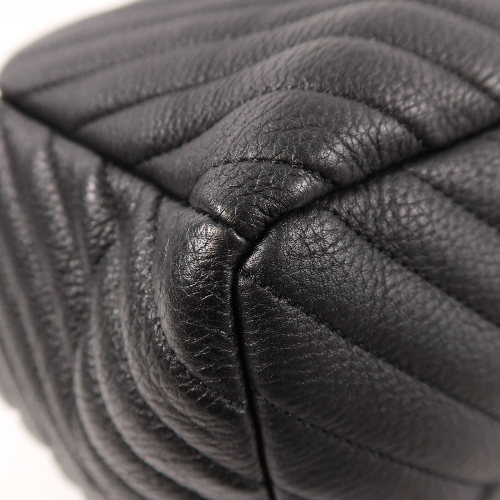 CHANEL 牛皮皮革2way Shoulder Bag銀扣鏈帶肩背袋