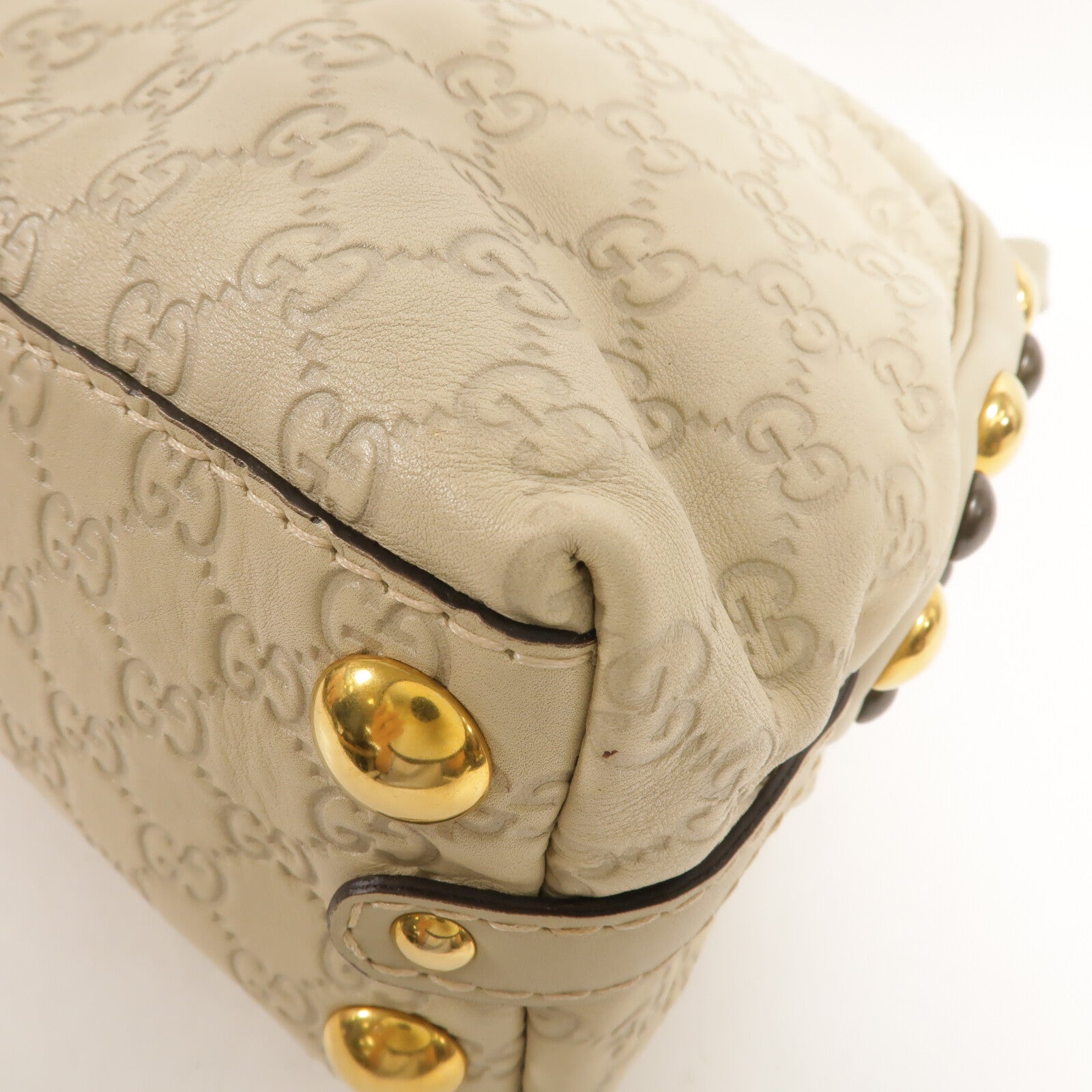 GUCCI 牛皮皮革Guccissima Babouska Dome Bag手挽袋